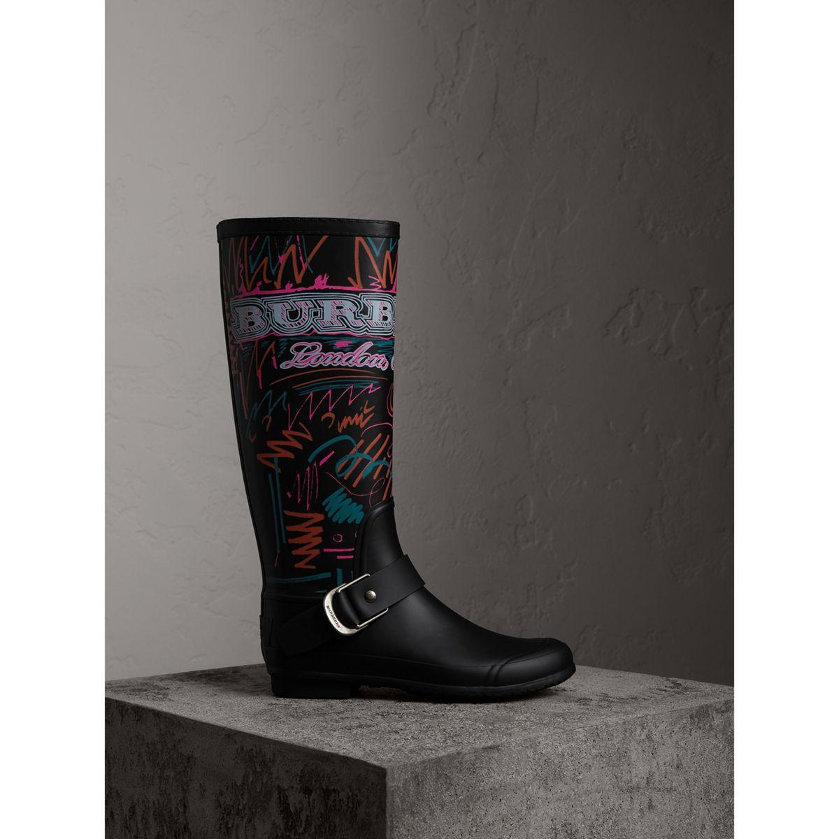 bottes en caoutchouc doodle