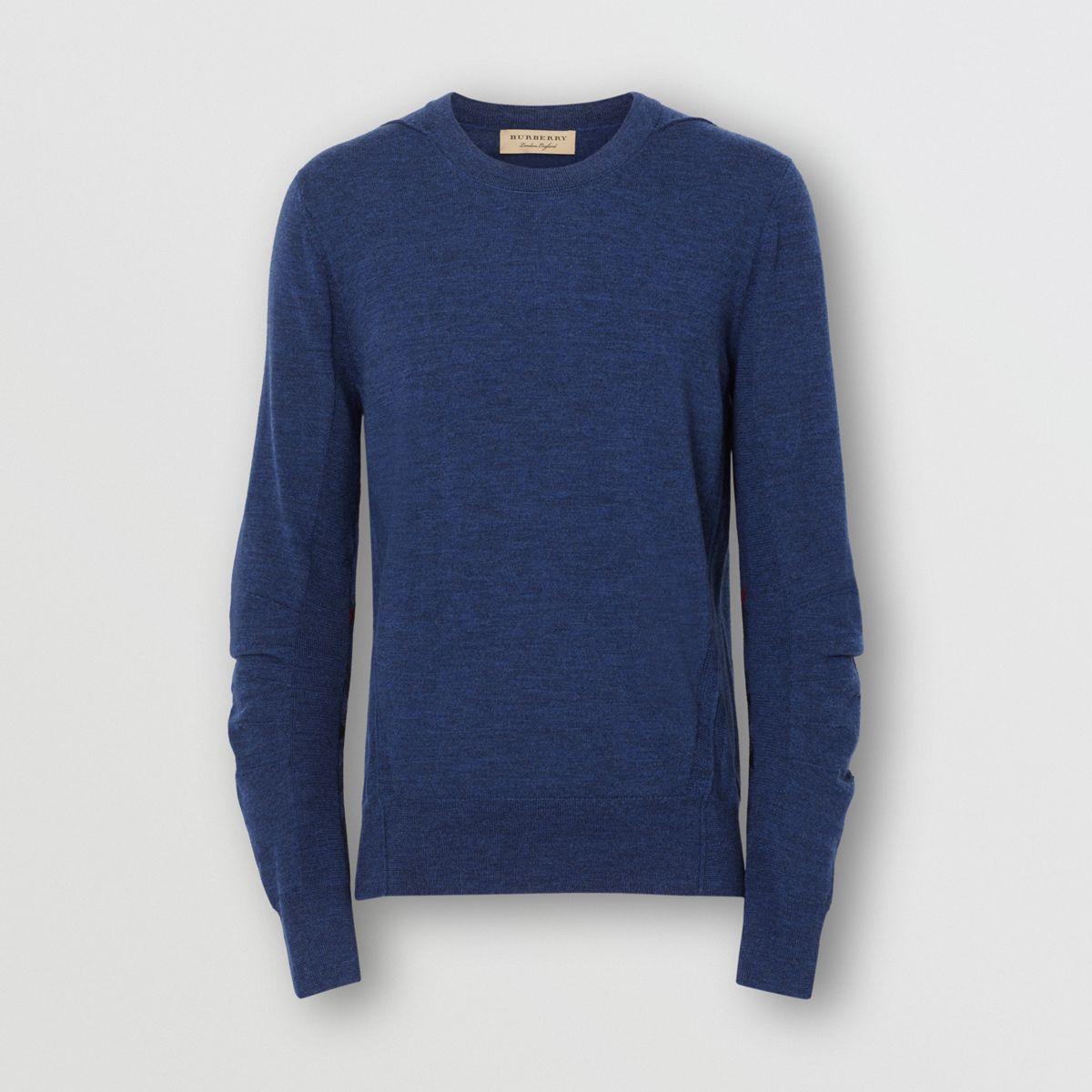 burberry sweater blue