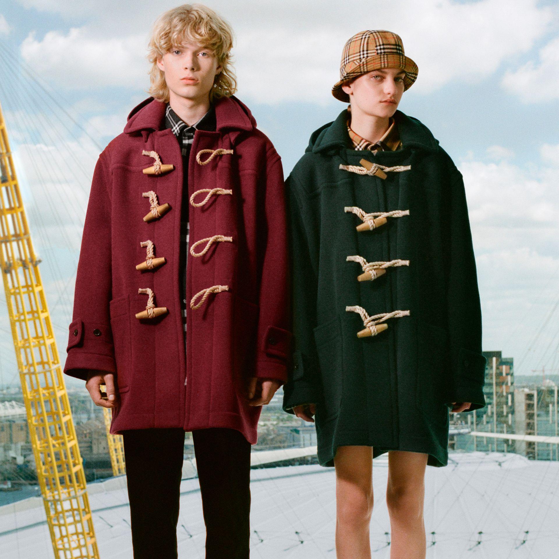 oversized duffle coat