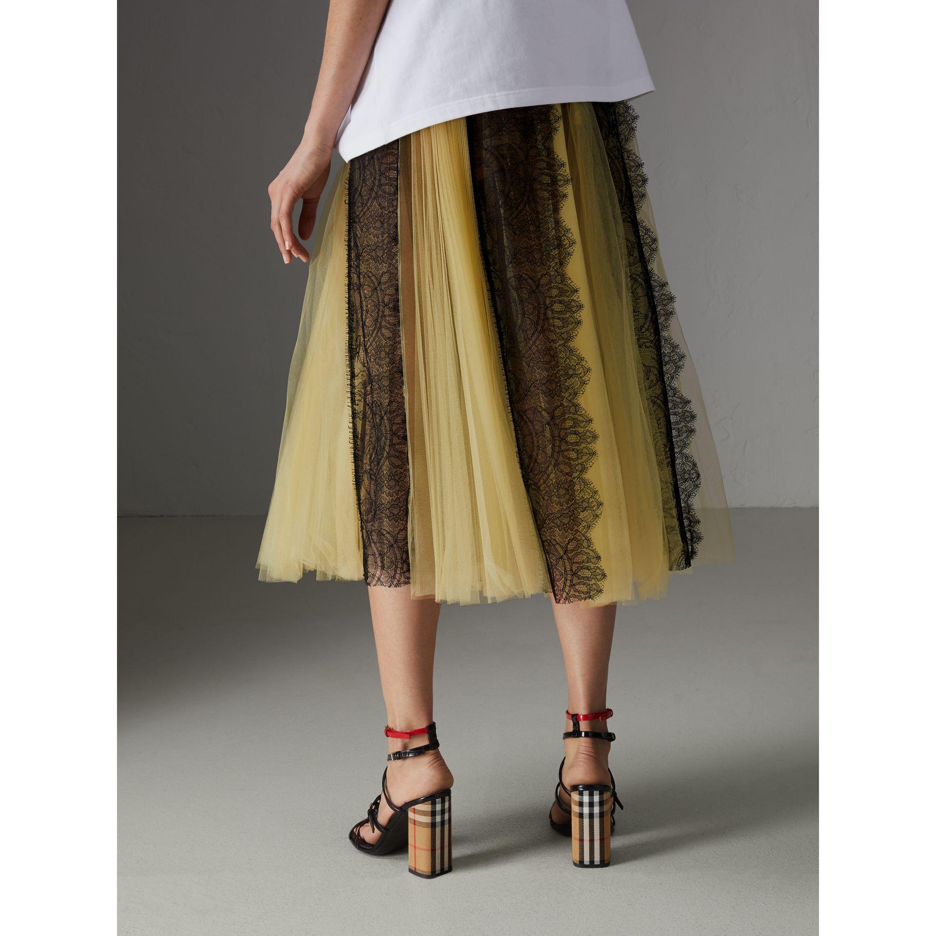 burberry tulle skirt