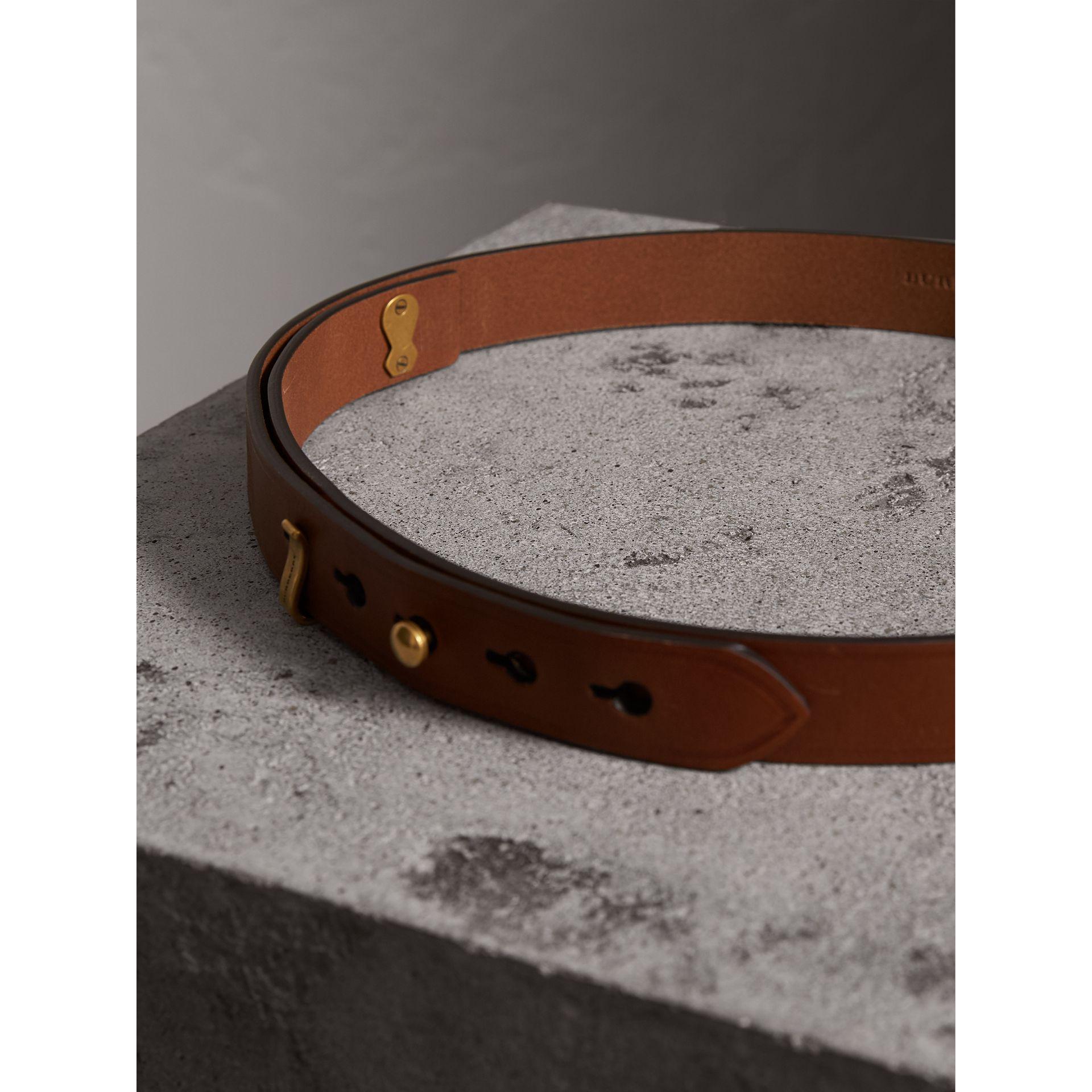 burberry bridle leather belt