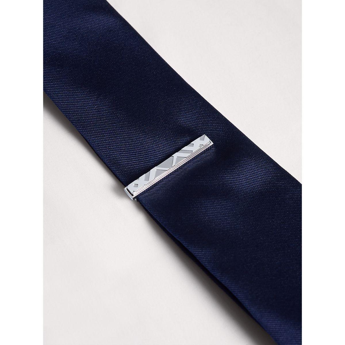 Pince à cravate gravée du motif check Burberry pour homme en coloris  Métallisé - Lyst