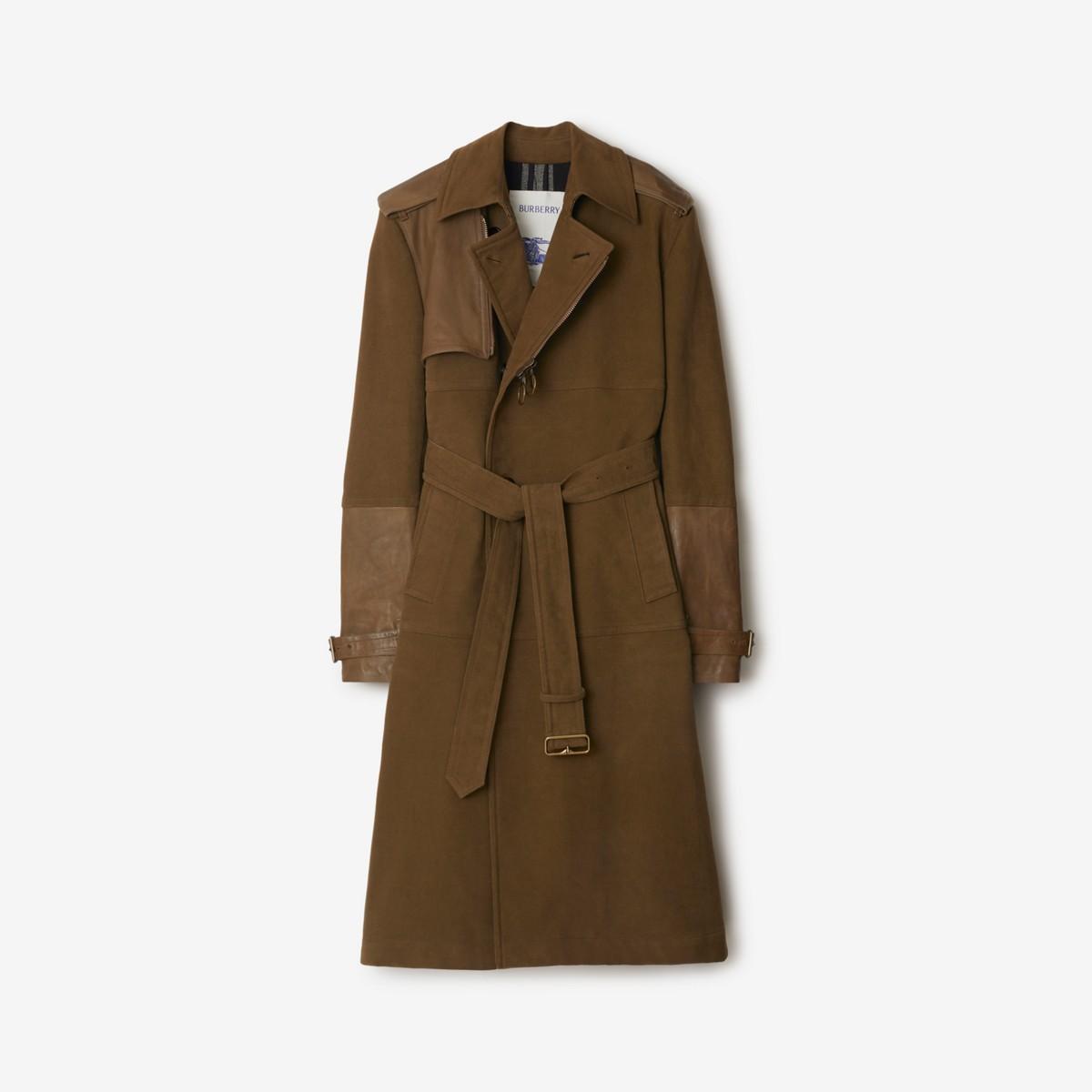Brown Burberry Coats for Men | Lyst