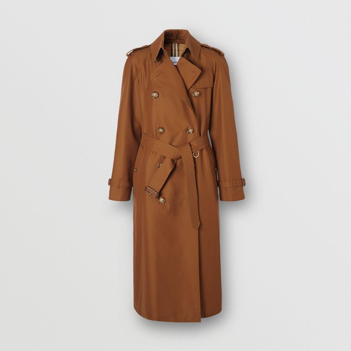 Burberry Cotton The Waterloo Trench Coat in Chestnut Brown (Brown) | Lyst