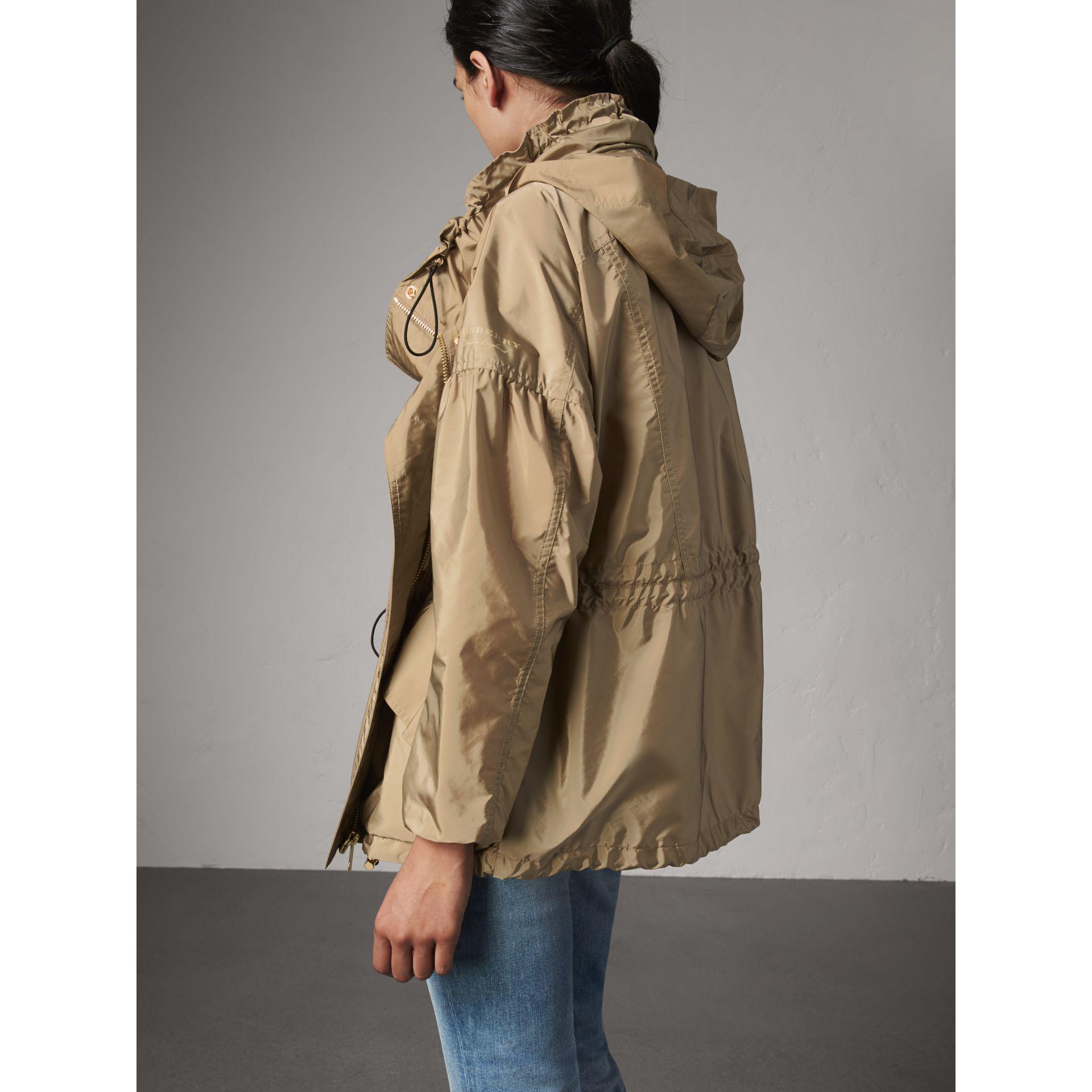 burberry rain jacket with hood