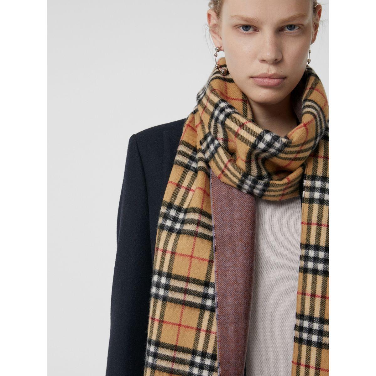 burberry reversible scarf