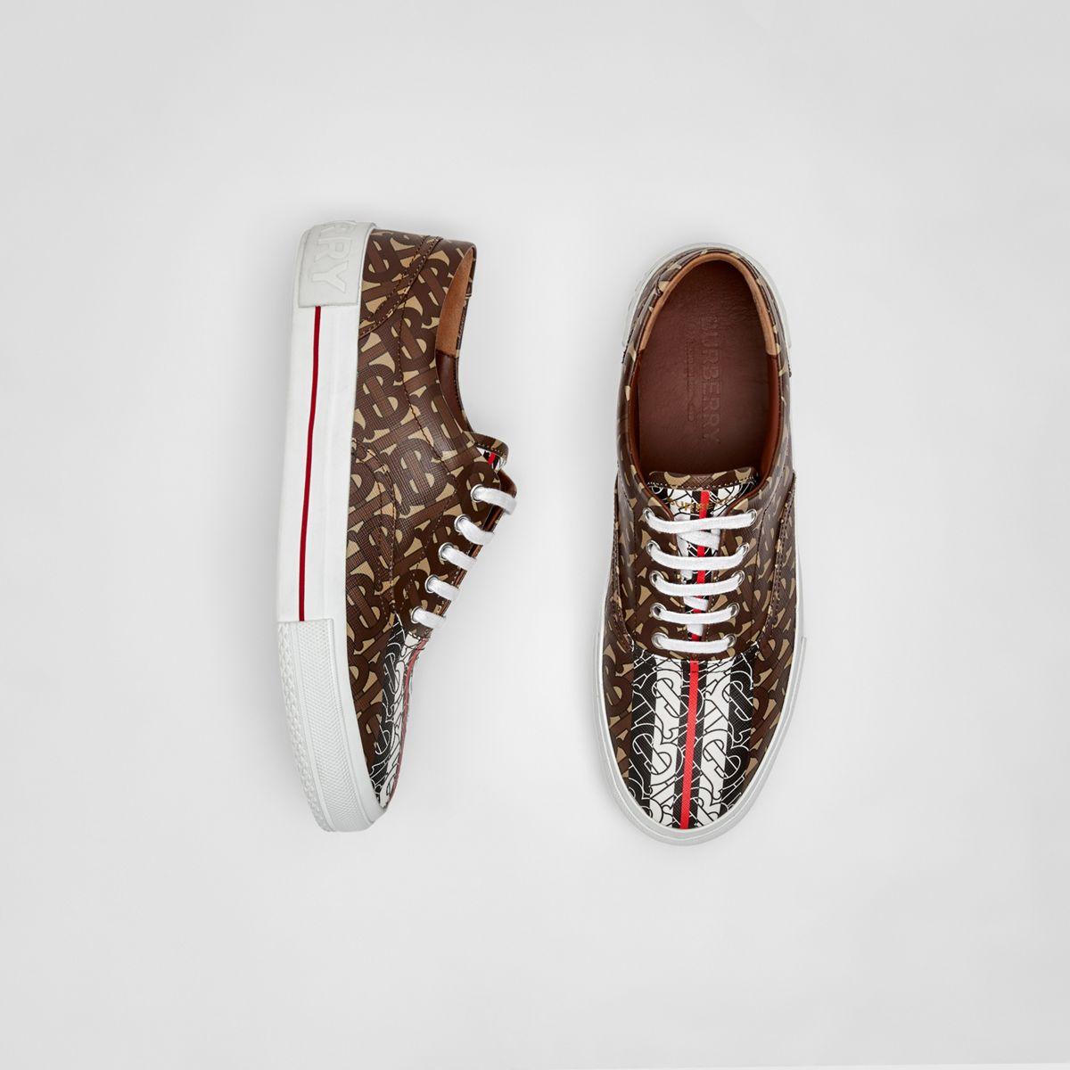 burberry monogram sneakers