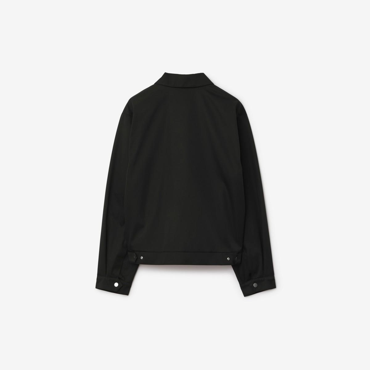 Burberry harrington jacket black sale