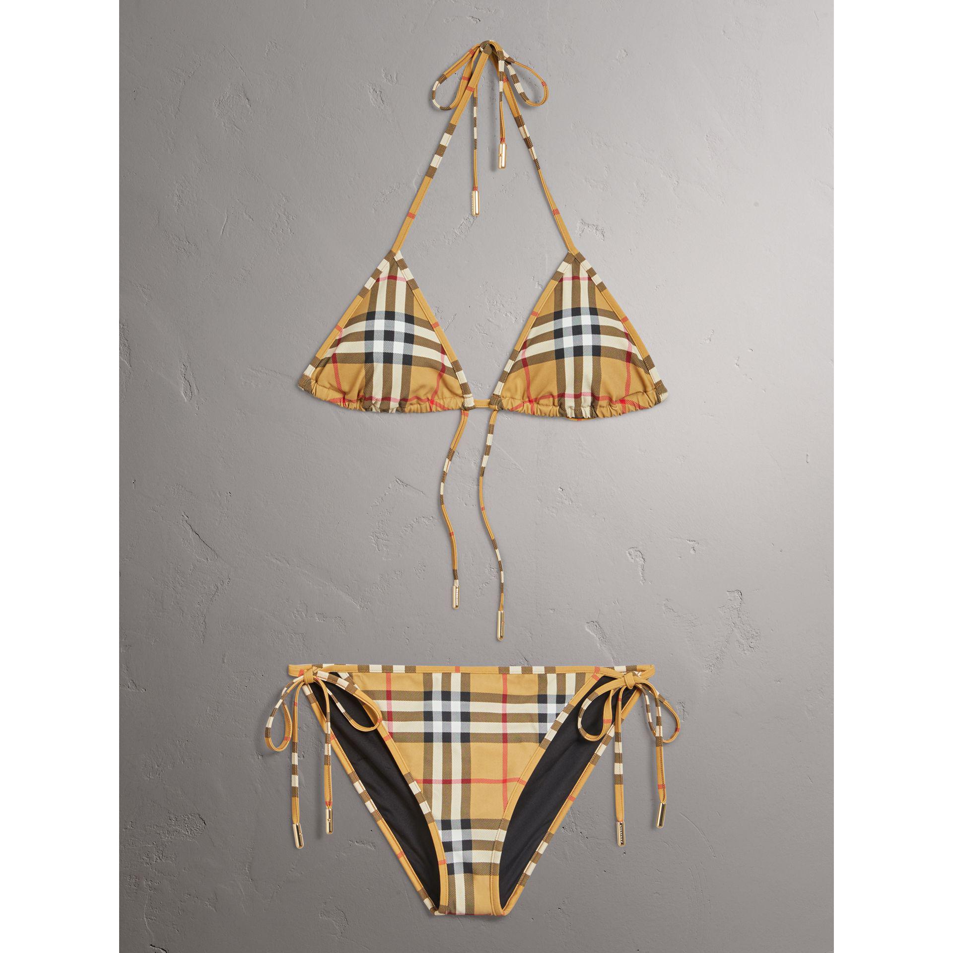 burberry triangle bikini