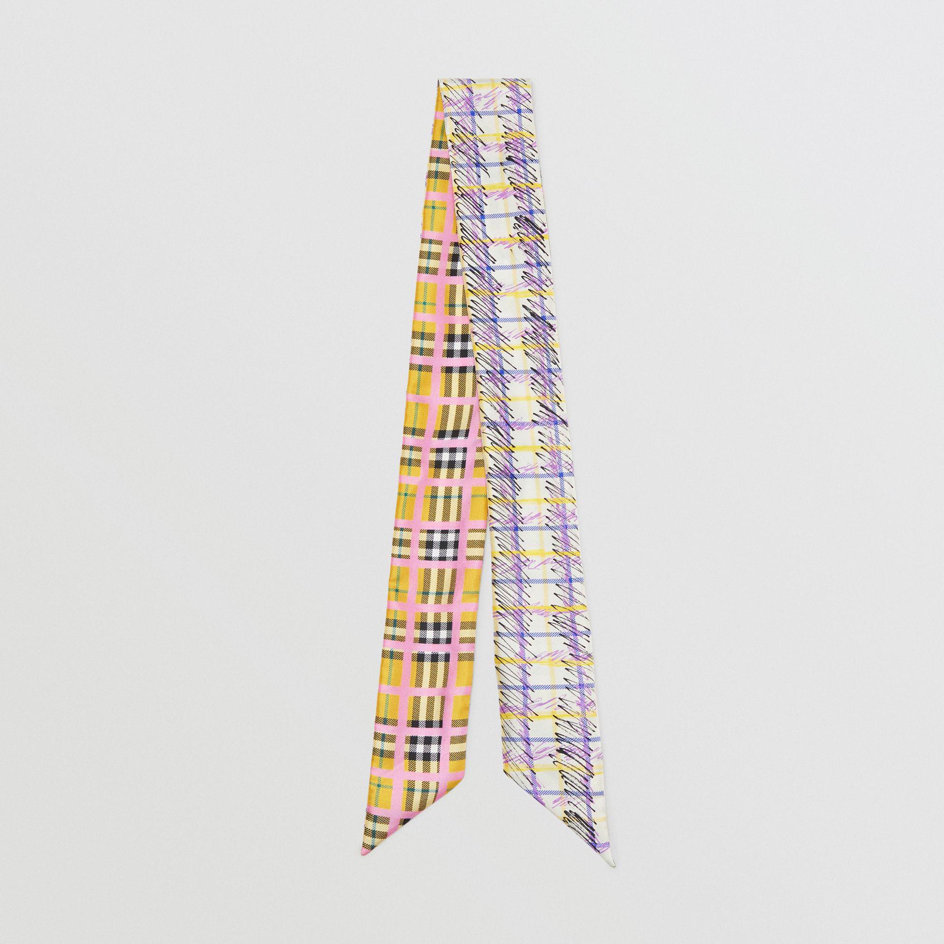 burberry scribble scarf