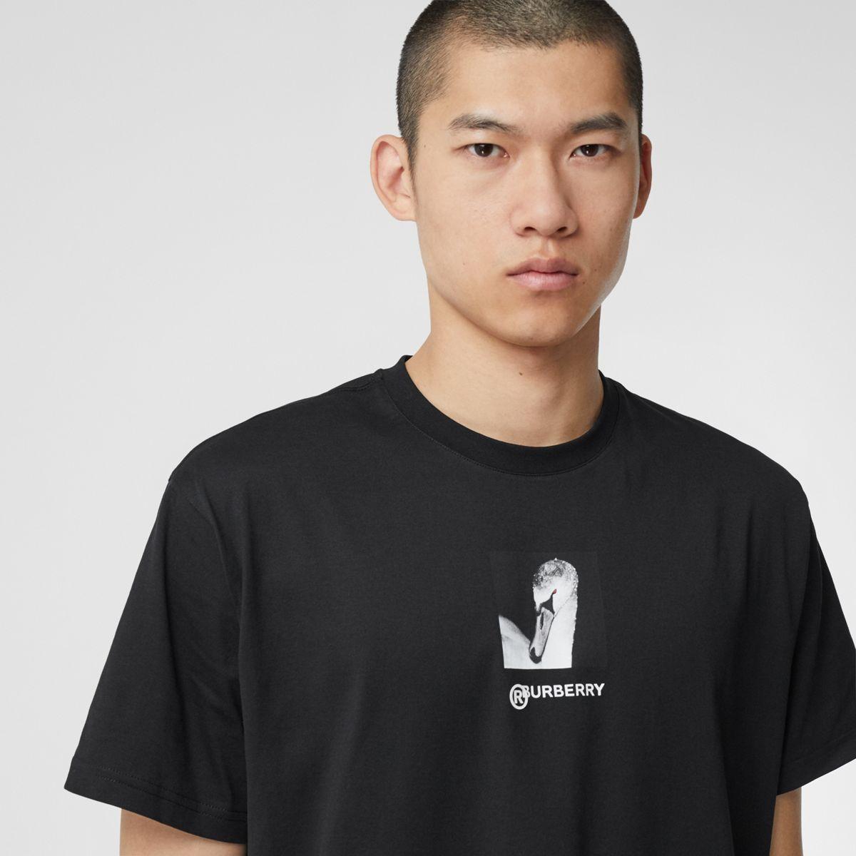 Print Cotton Oversized T-shirt 