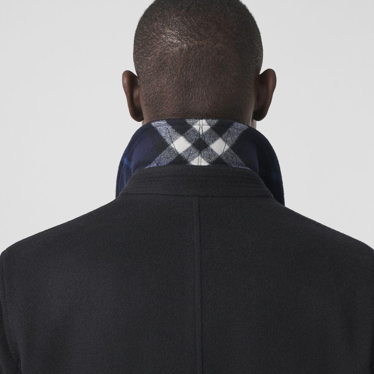 Burberry Cashmere Car Coat in Navy (Blue) for Men | Lyst