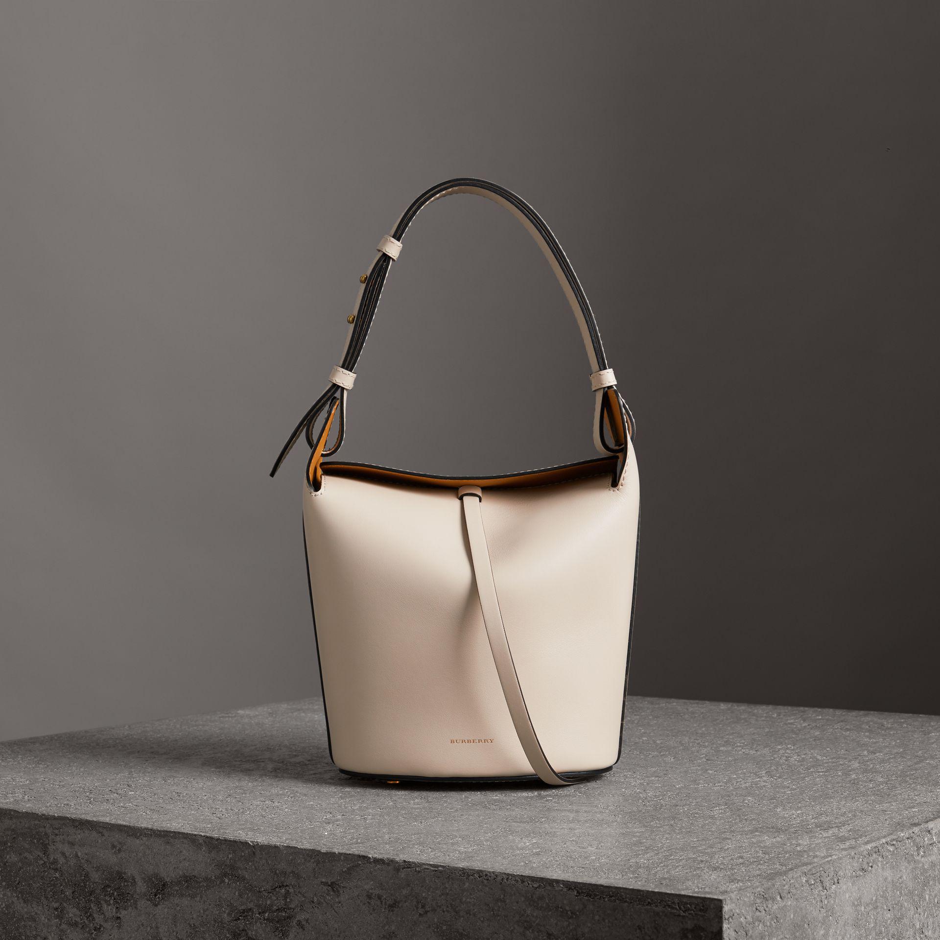 Burberry The Small Leather Bucket Bag - Lyst
