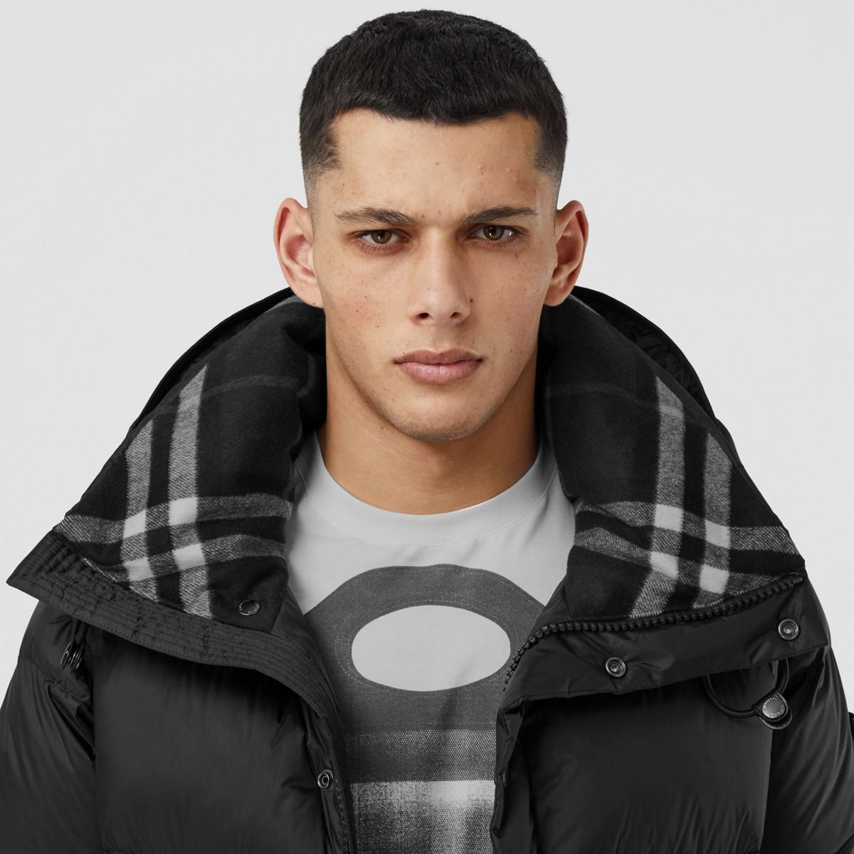 Burberry Detachable Sleeves Puffer Jacket in Black for Men Lyst UK