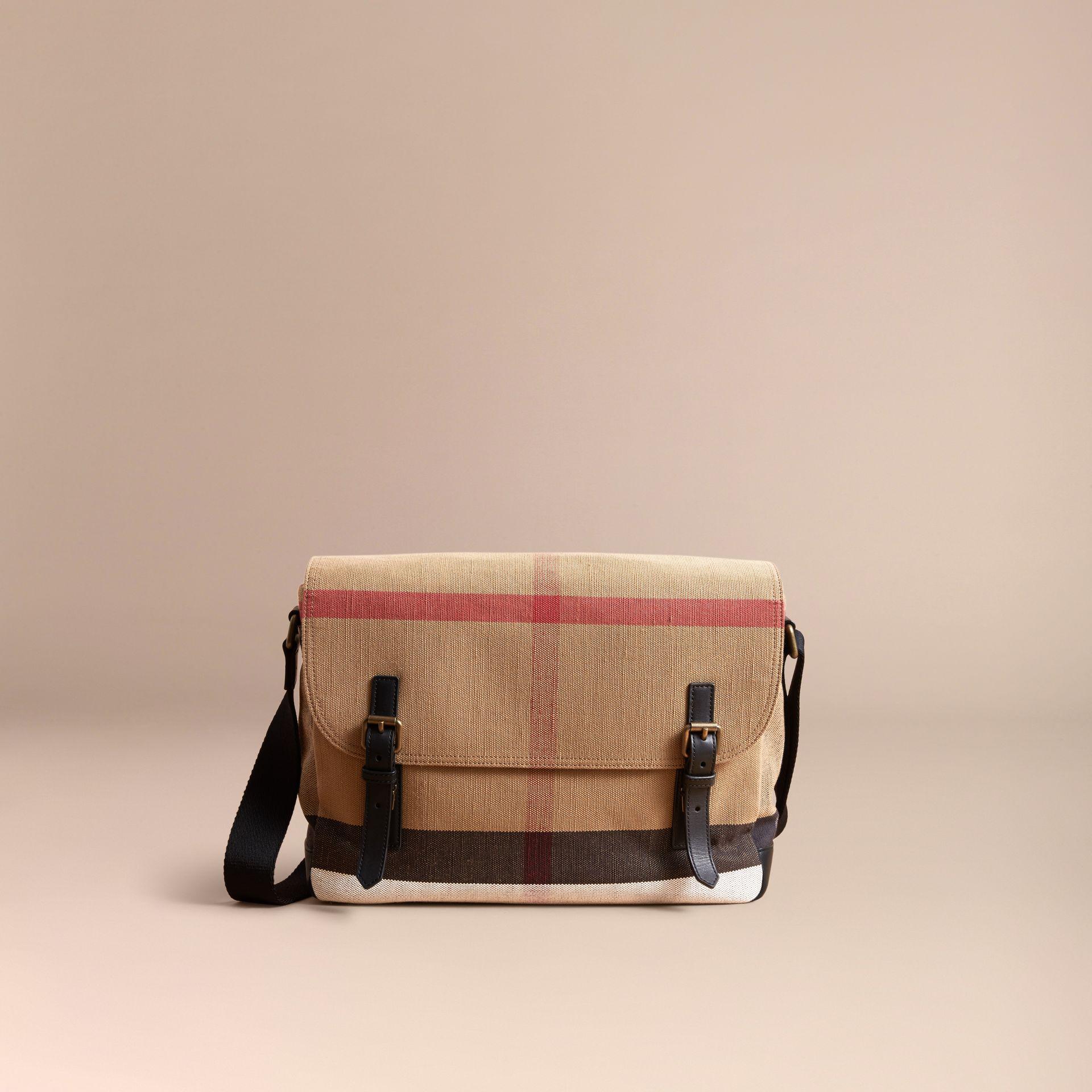 burberry canvas messenger bag