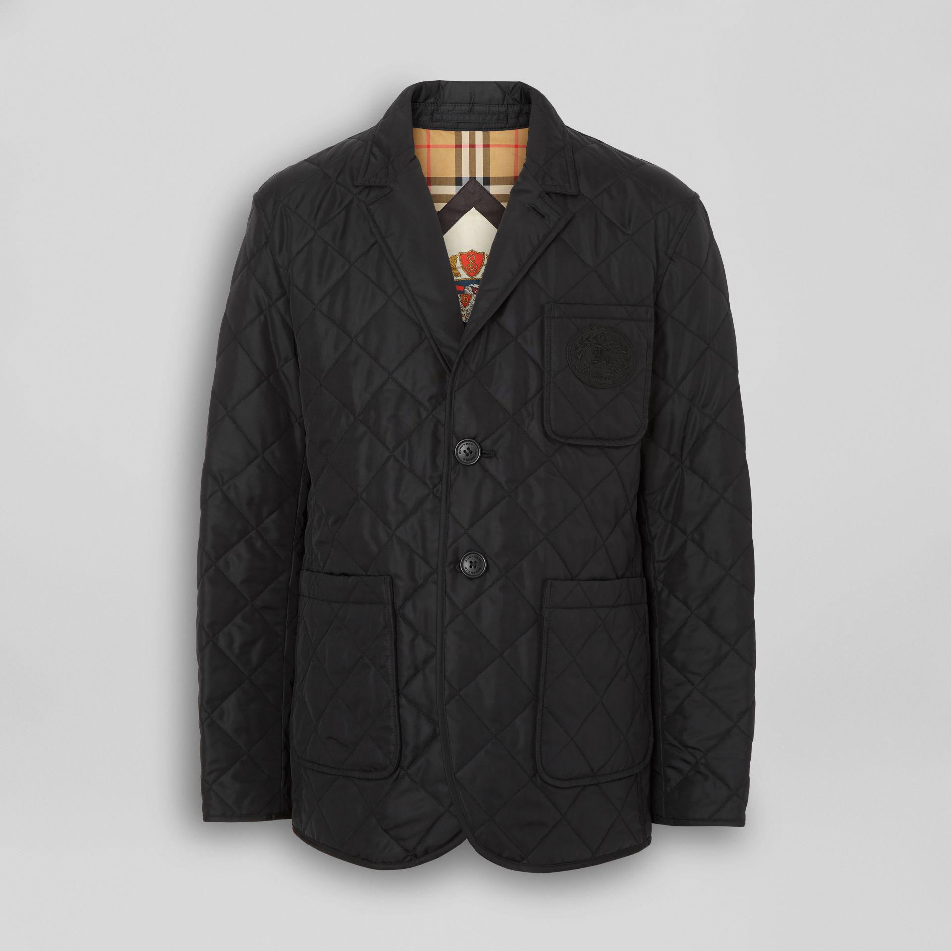 burberry quilted blazer