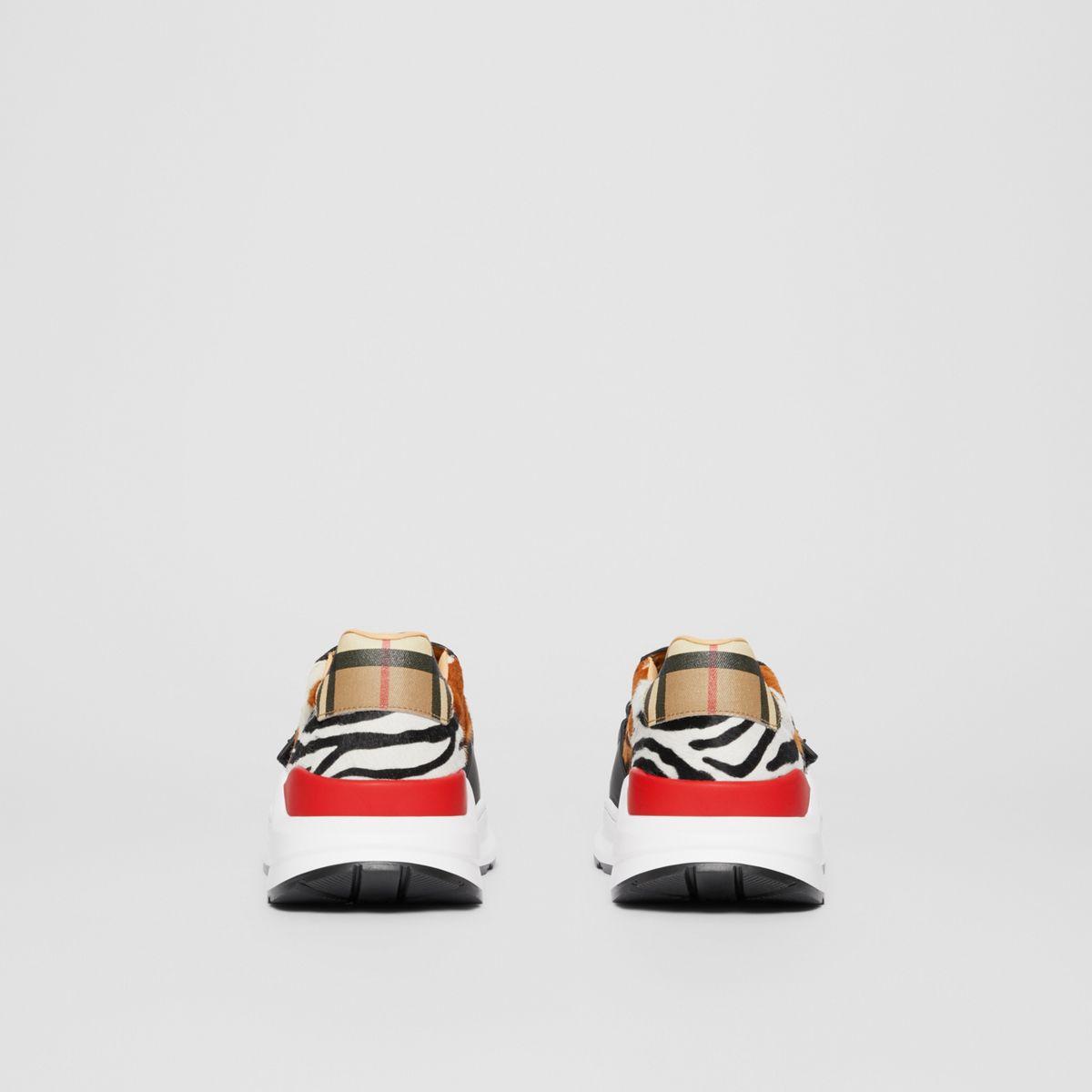 burberry animal print sneakers
