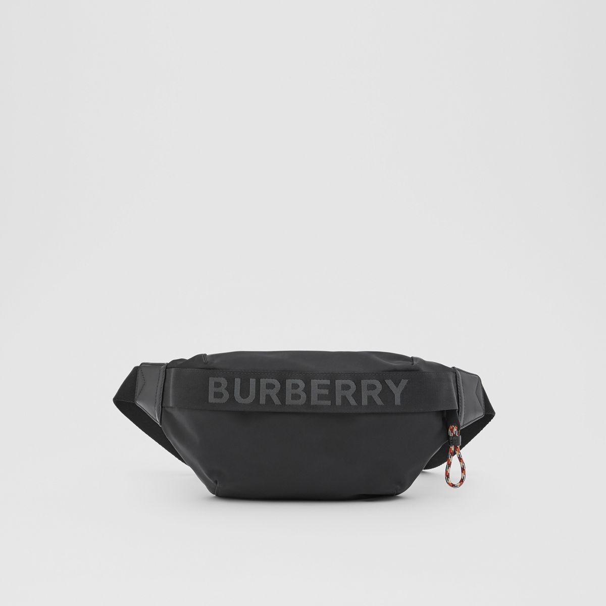 Sac banane Sonny en nylon avec logo Burberry pour homme en coloris Noir |  Lyst