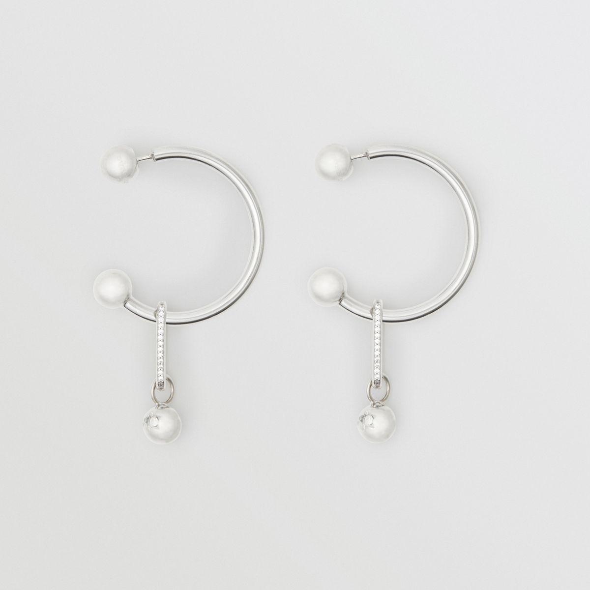 burberry hoop earrings