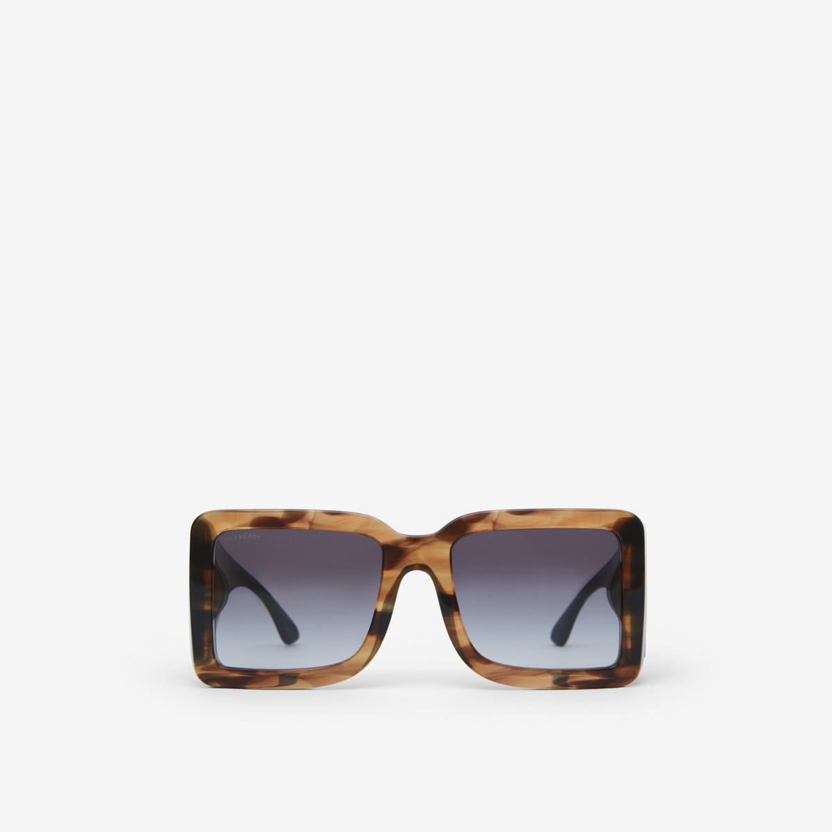 Burberry B Motif Square Frame Sunglasses | Lyst