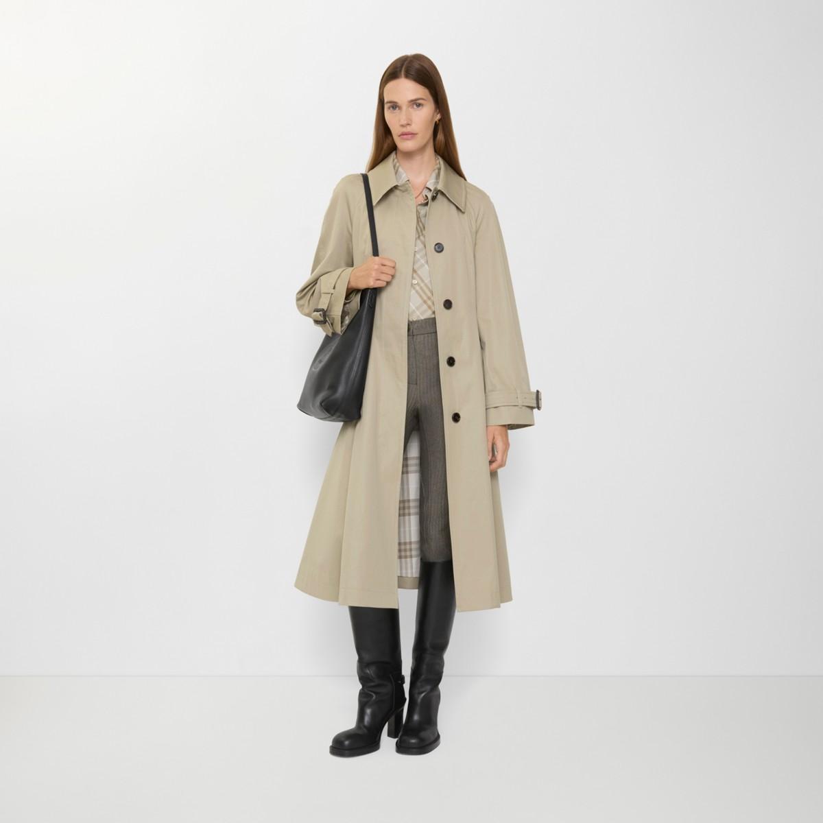 louren♡ volume flare trench coat volume flare trench coat – louren store