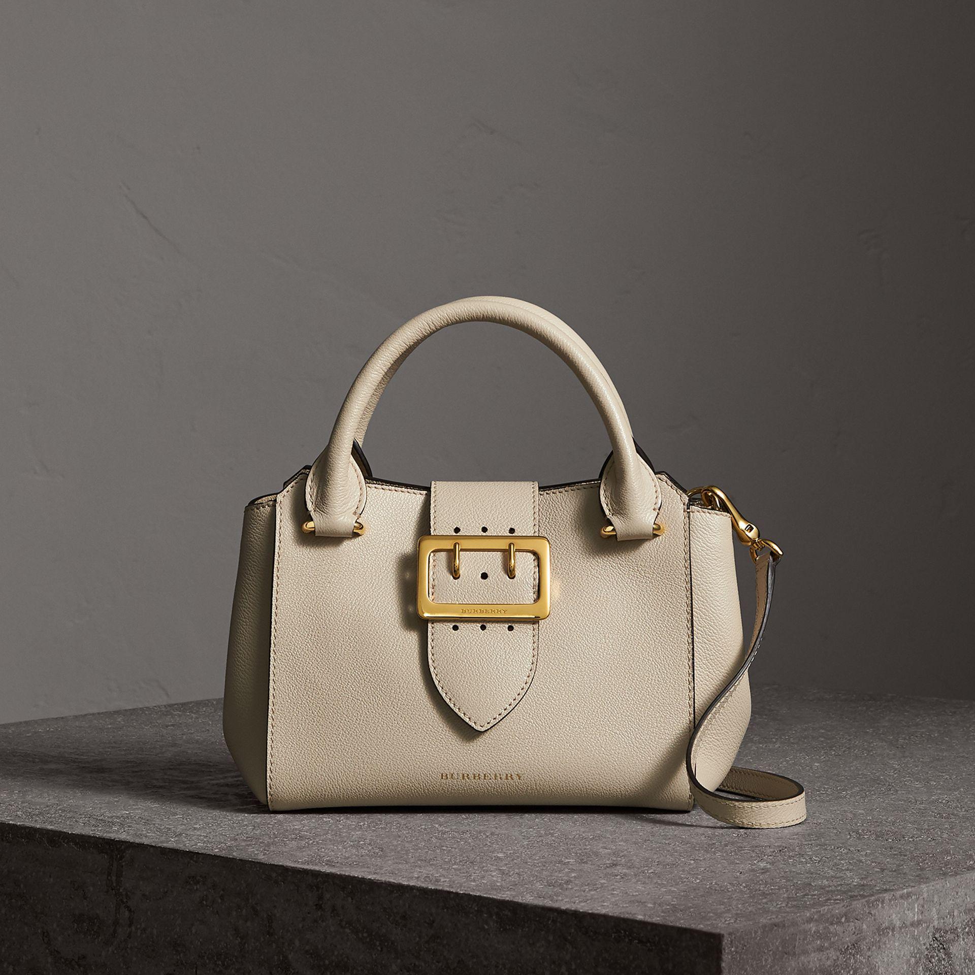 burberry small buckle tote