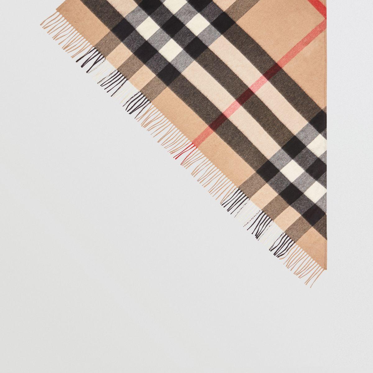 Burberry The Bandana In Check Cashmere | Lyst