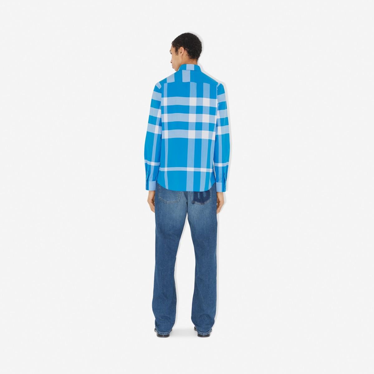burberry-Bleu-Vif-Chemise-en-