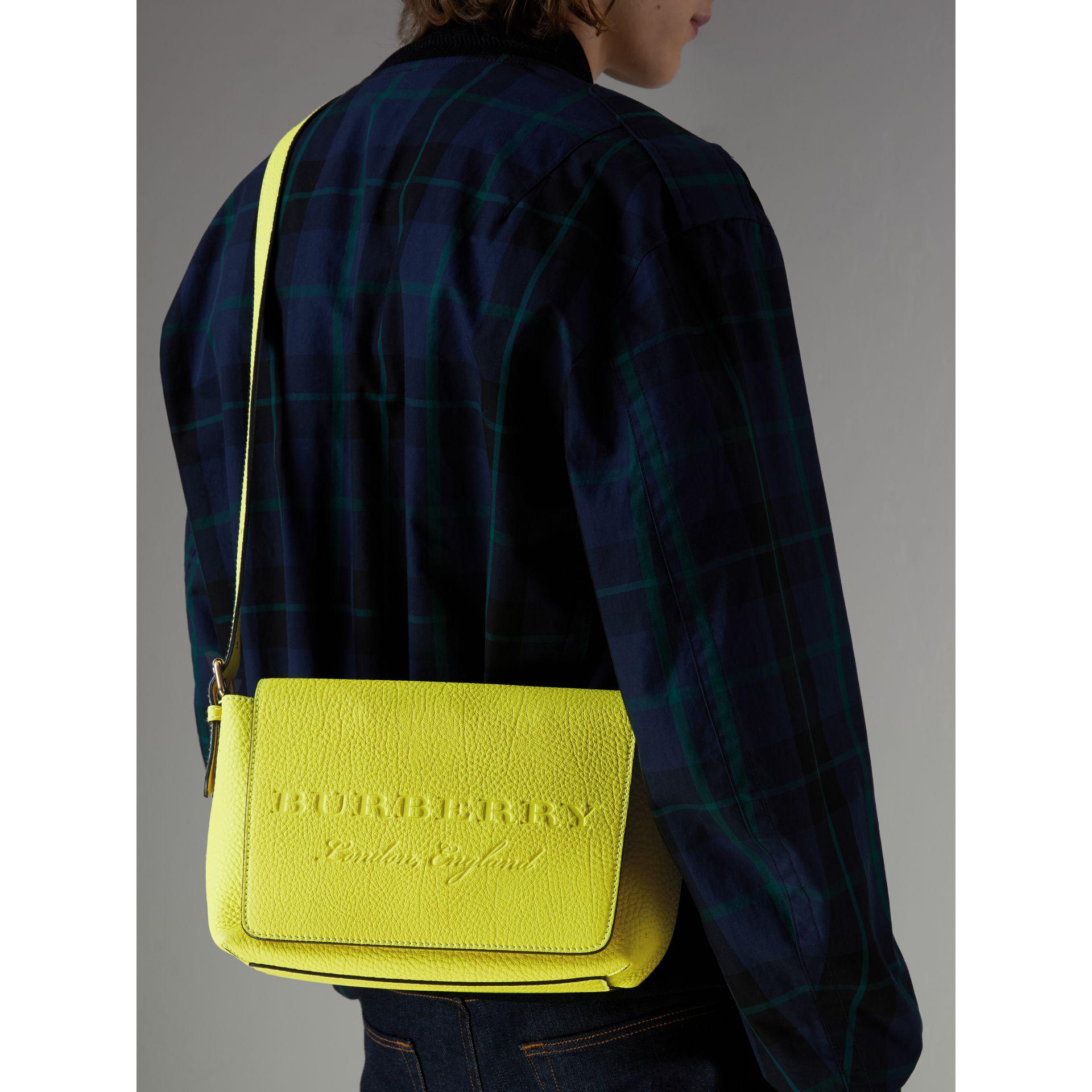 burberry neon yellow bag