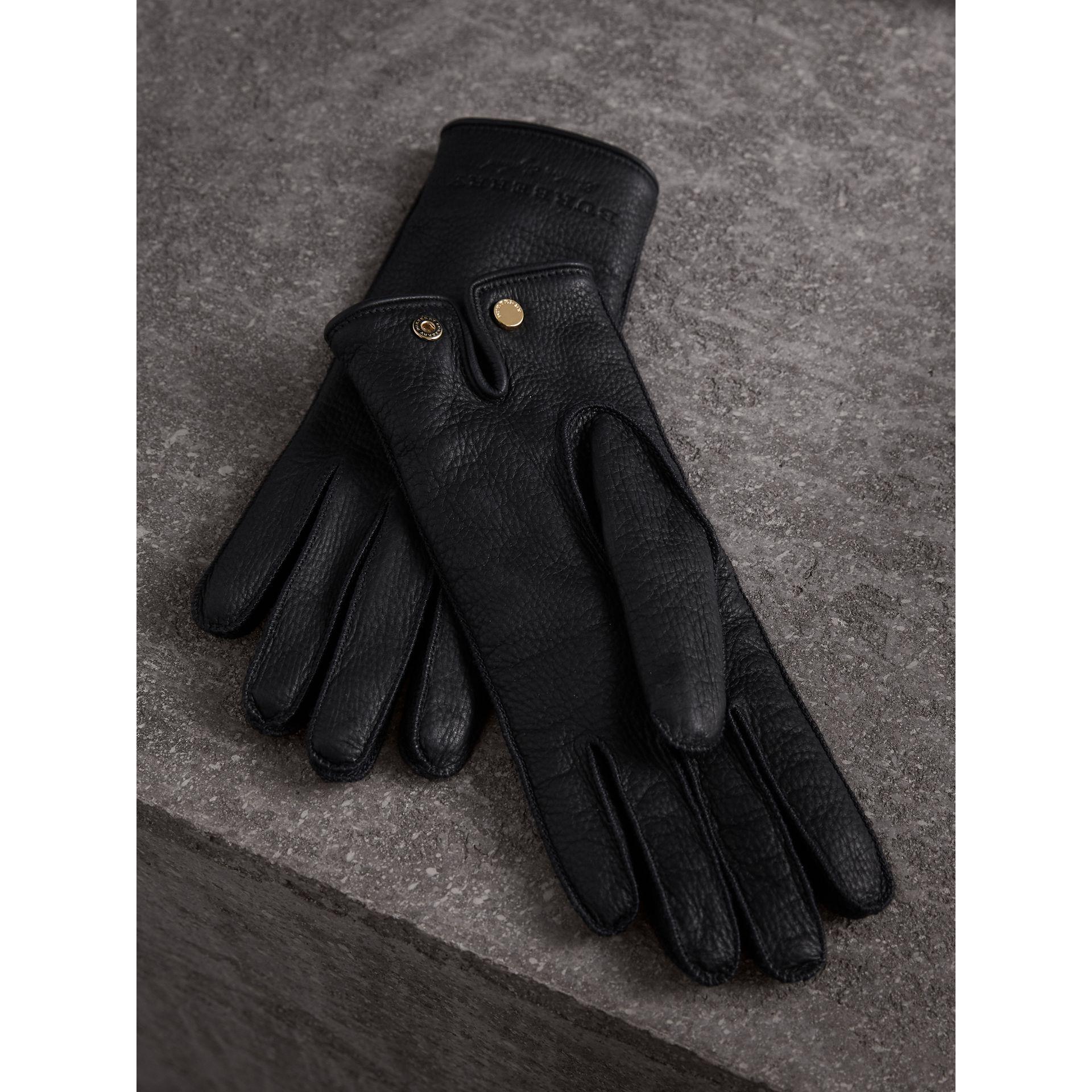 burberry deerskin gloves