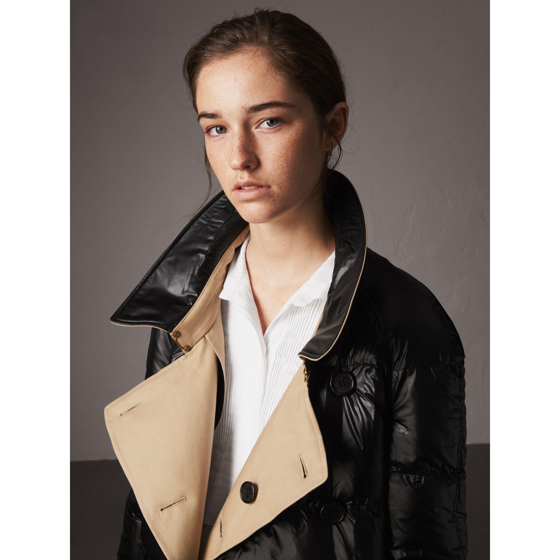 Burberry Reversible Down-filled Cotton Gabardine Trench Coat | Lyst