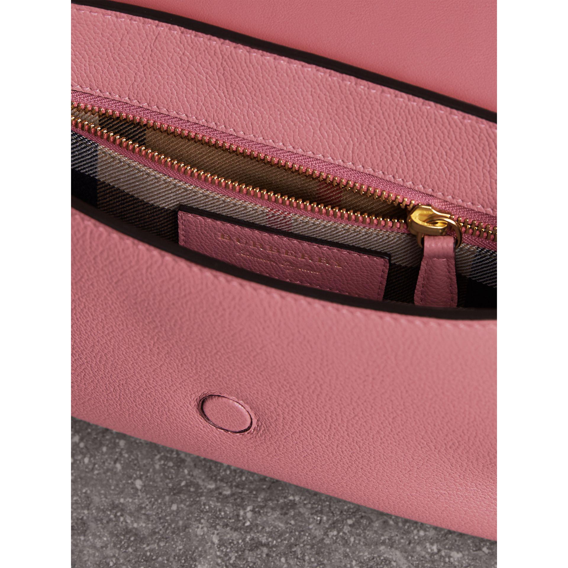 Burberry The Buckle Crossbody Bag In Leather Dusty Pink Lyst