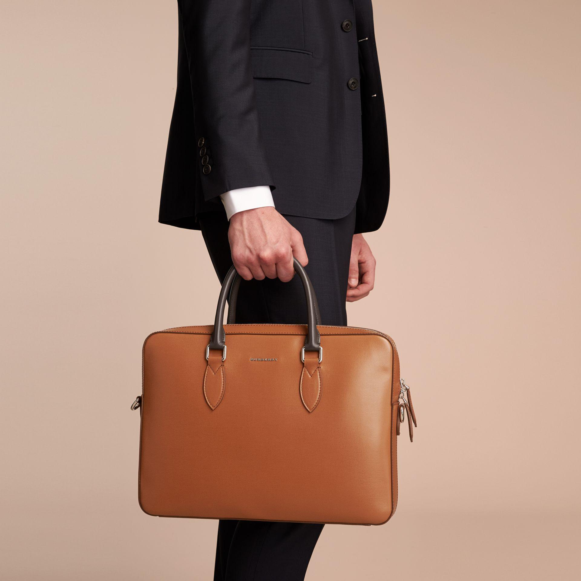 burberry london leather briefcase