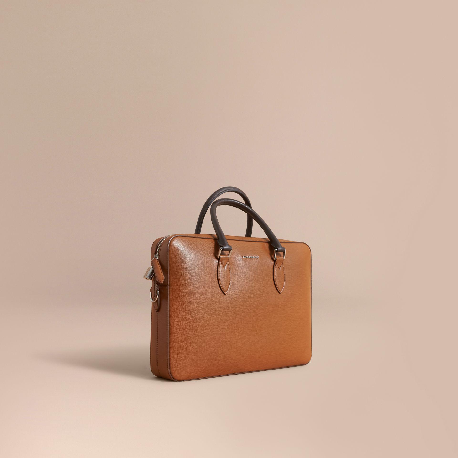 burberry london leather briefcase