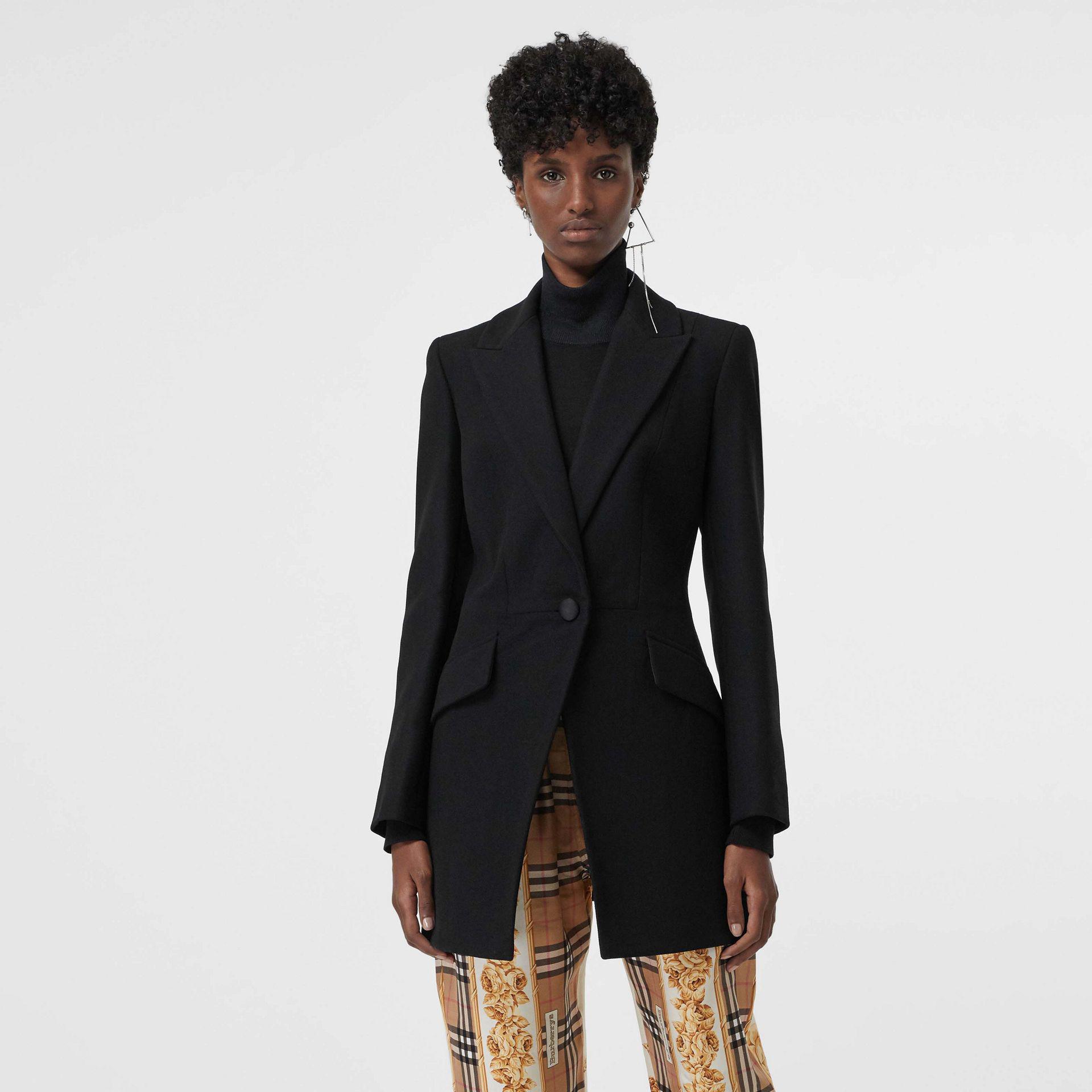 burberry herringbone wool coat