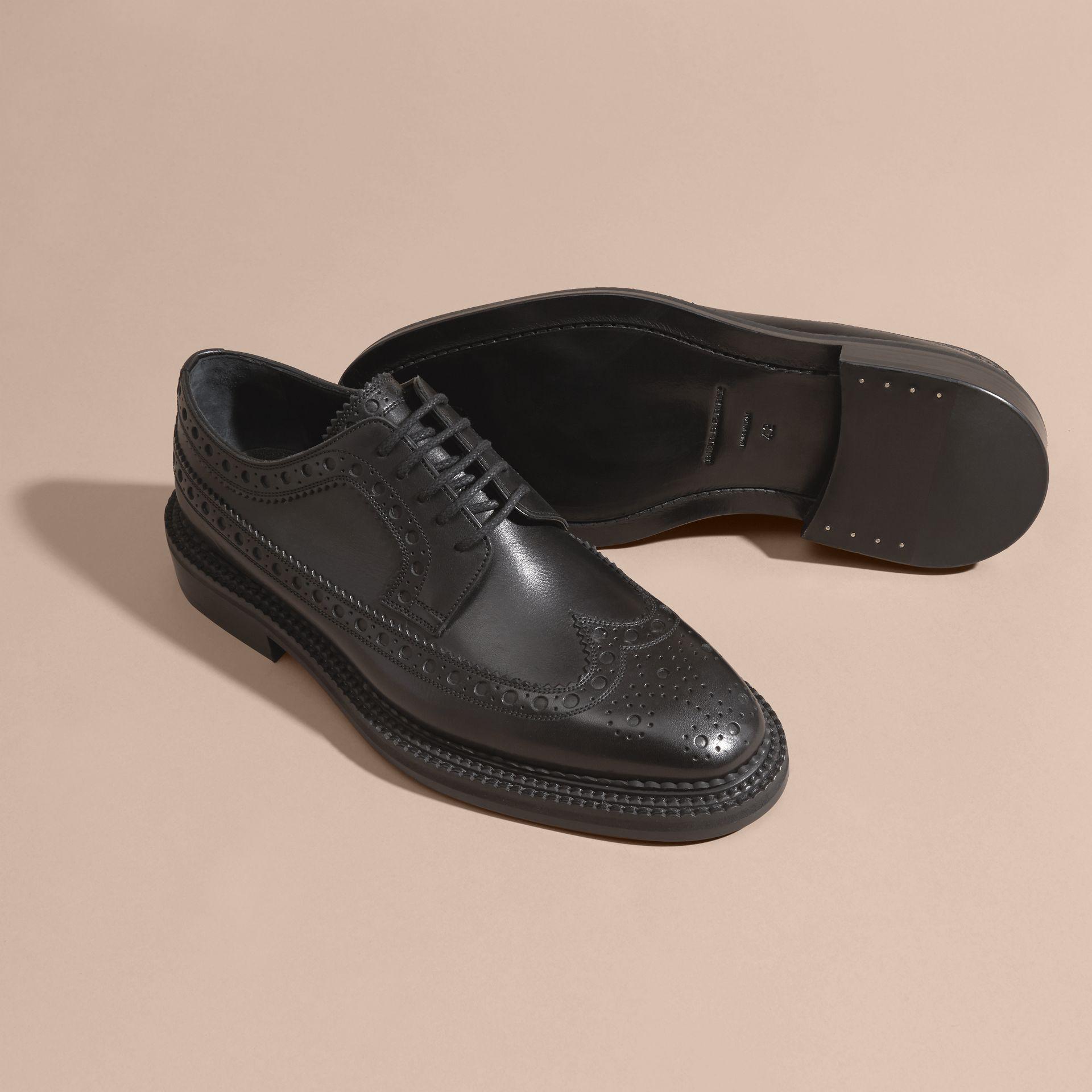 Burberry Leather Wingtip Brogues in 