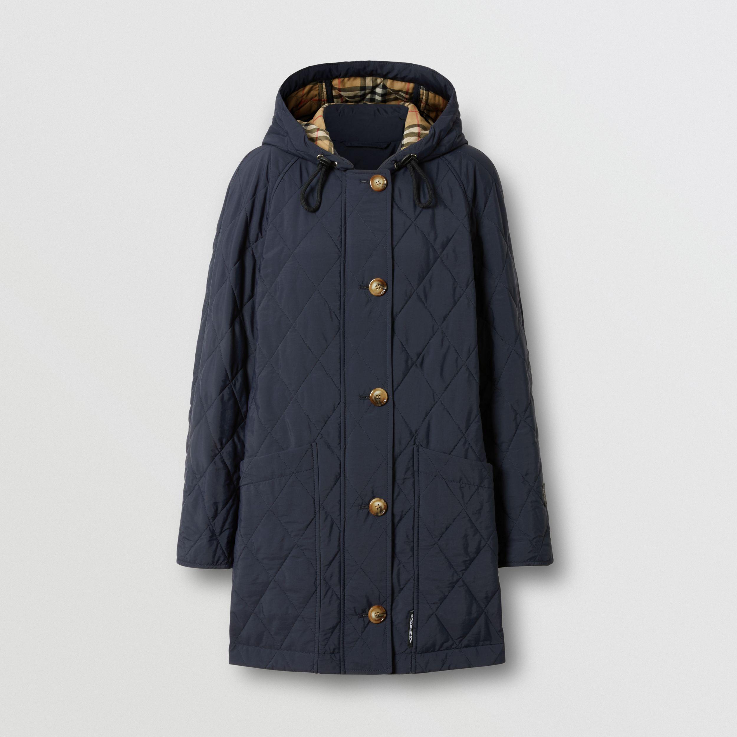 burberry diamond quilted thermoregulated hooded coat