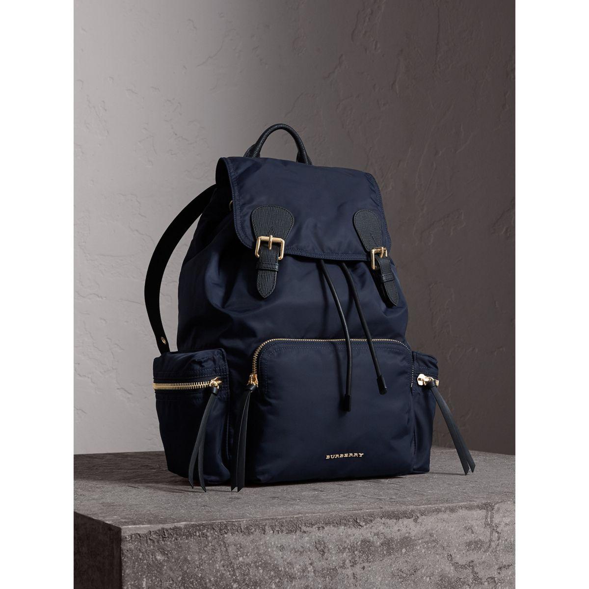 burberry backpack navy