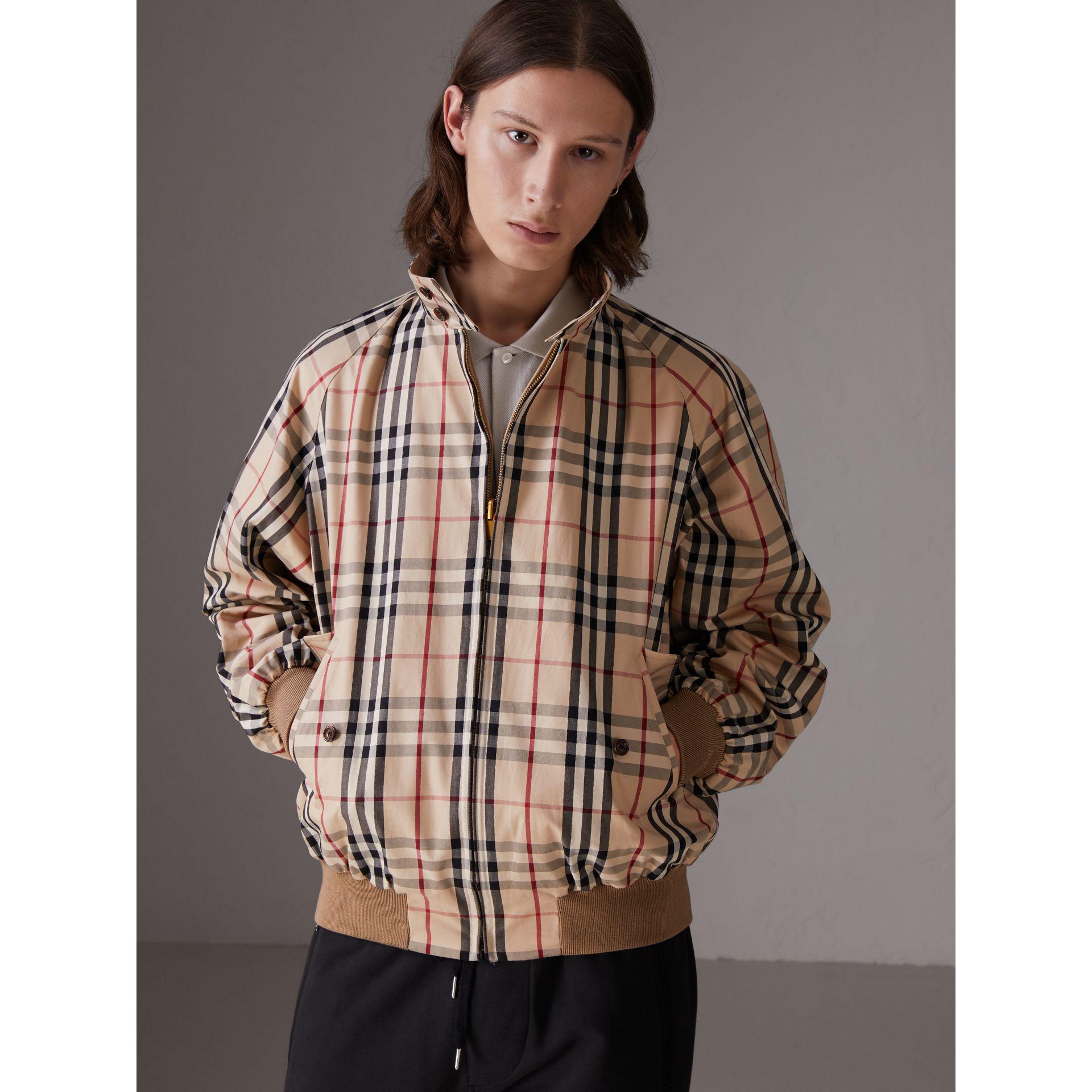 Burberry Cotton Gosha X Reversible Harrington Jacket for Men - Lyst