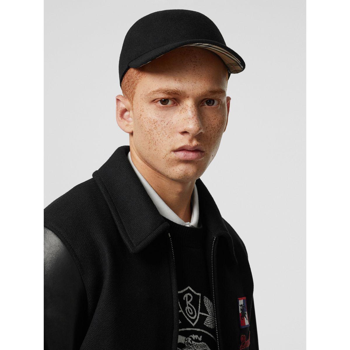 Burberry felted wool baseball cap Clearance