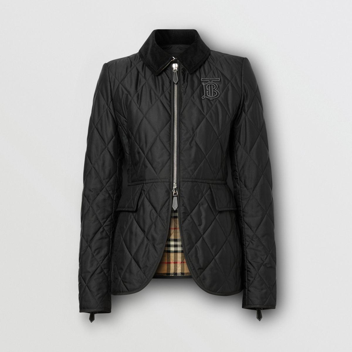 Casual jackets Burberry - TB monogram quilted silk jacket - 4560876