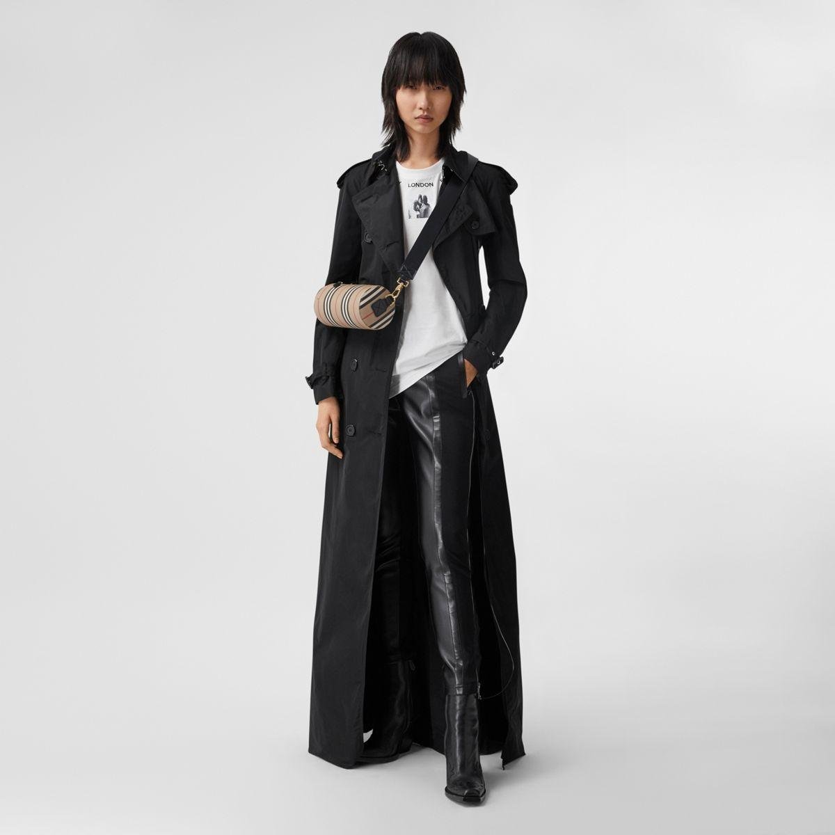 Trench-coat Satin Fendi pour homme en coloris Marron Homme Vêtements Manteaux Imperméables et trench coats 