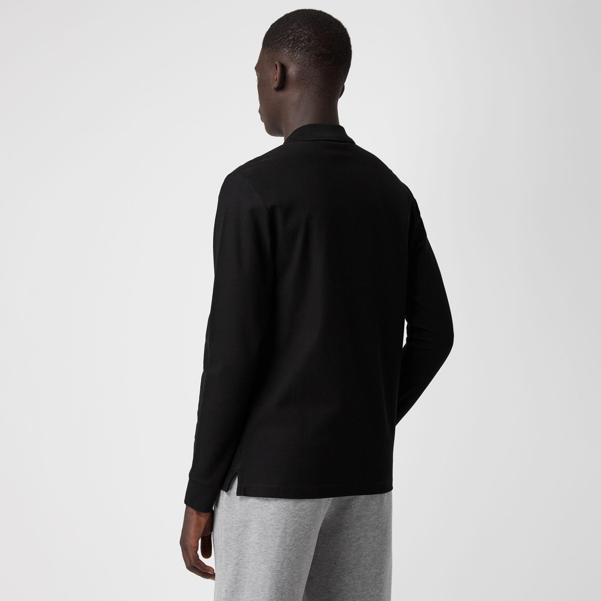 burberry long sleeve shirt black