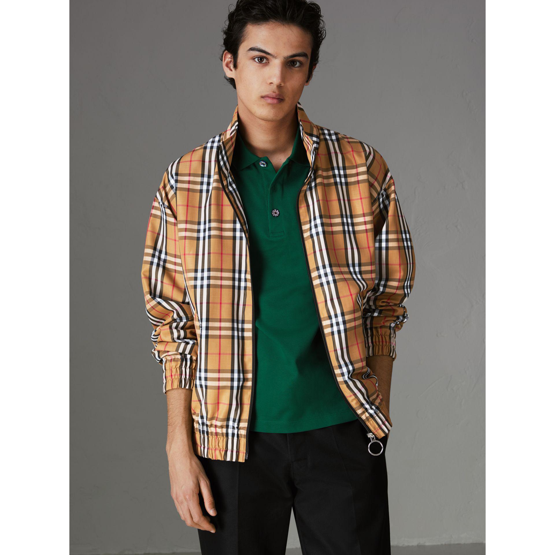 burberry vintage check lightweight jacket