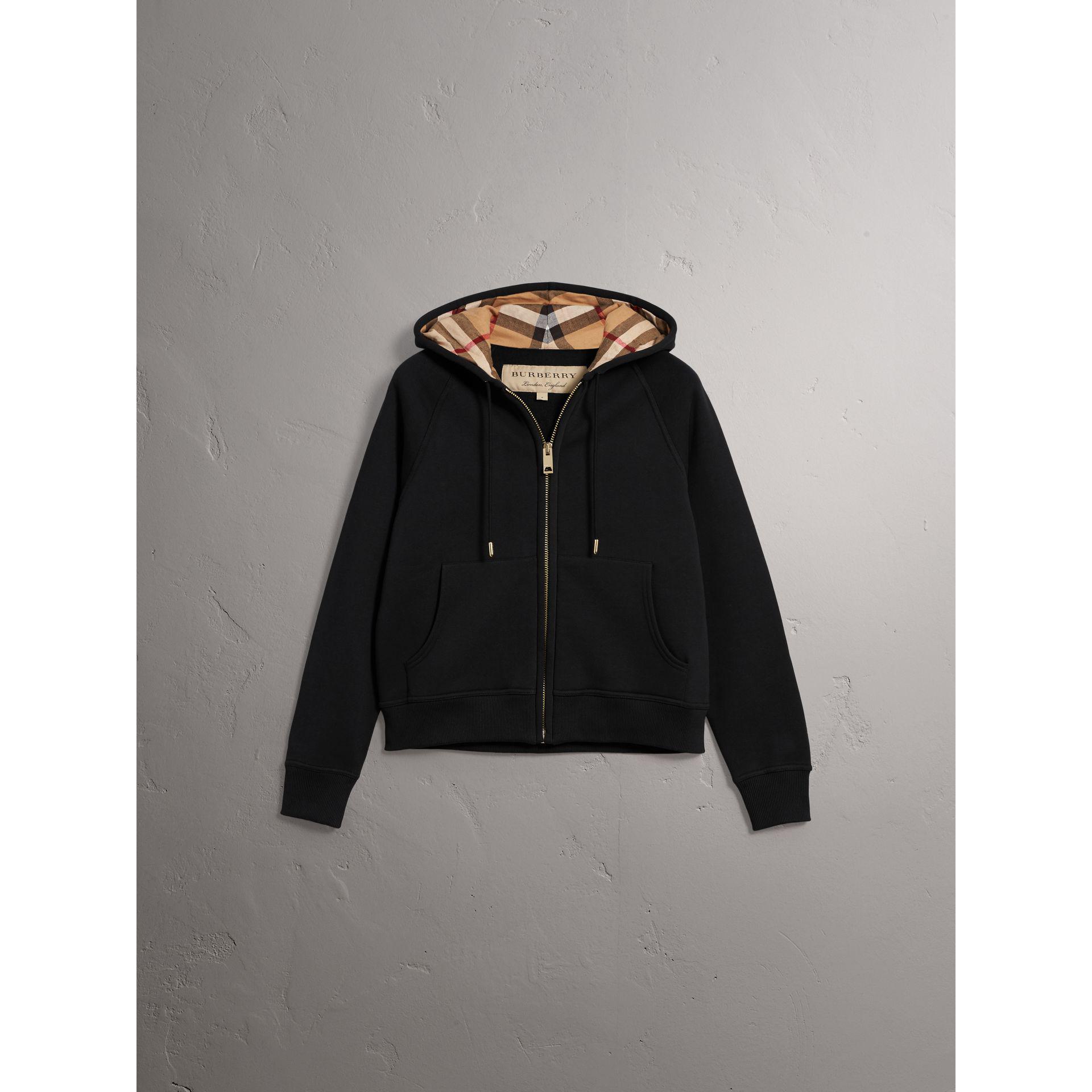 Burberry Hooded Zip-front Cotton Blend 