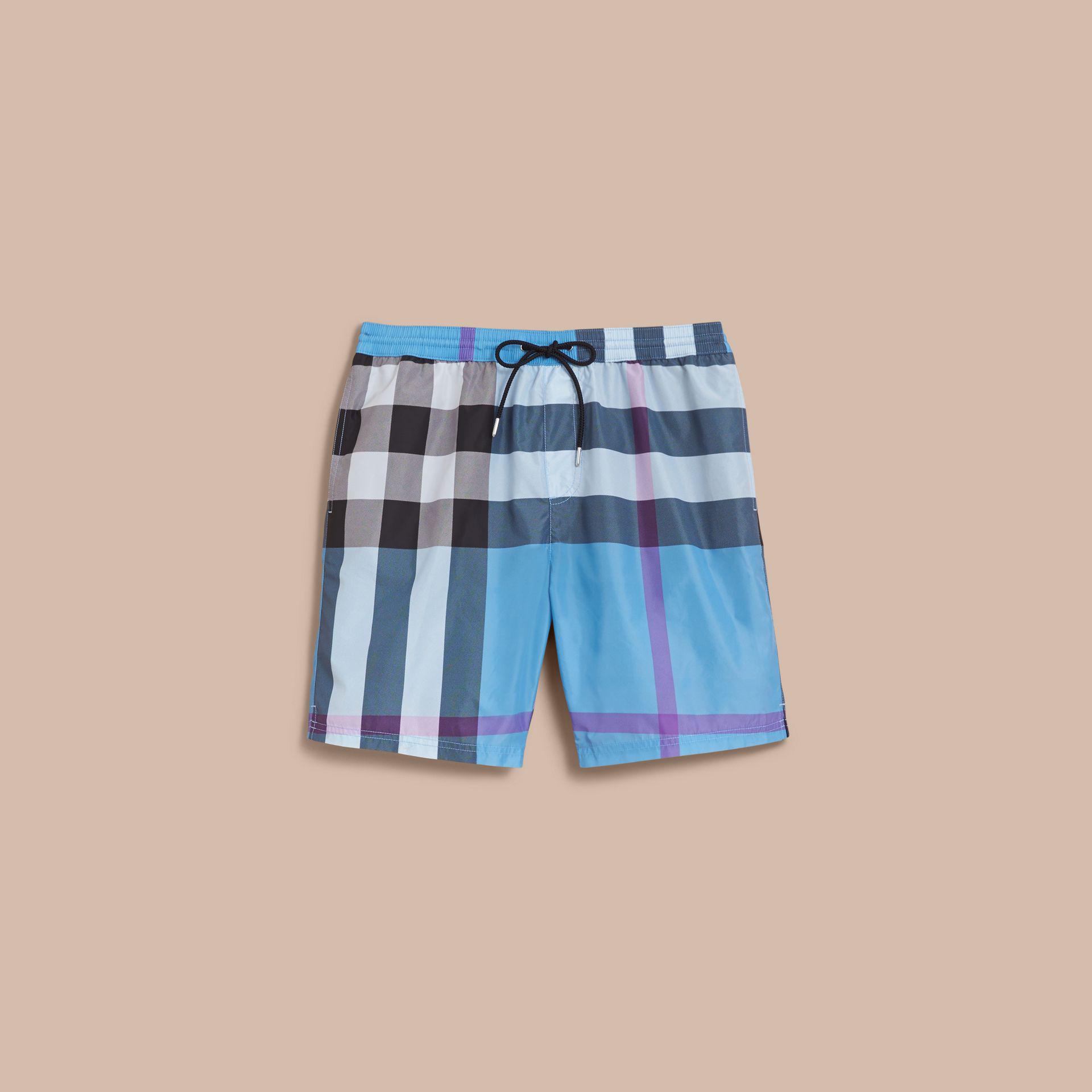 burberry swim shorts blue