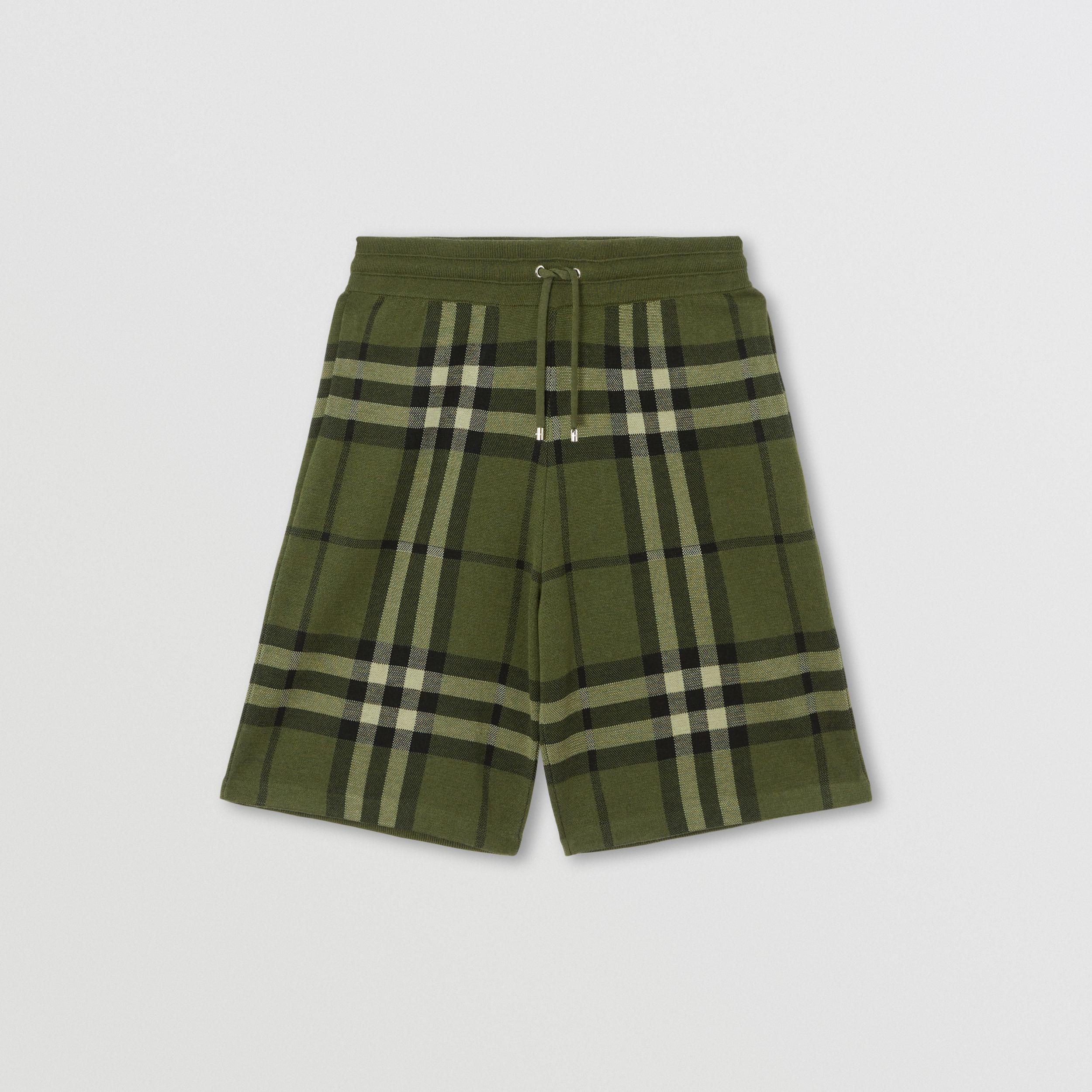 burberry wool shorts