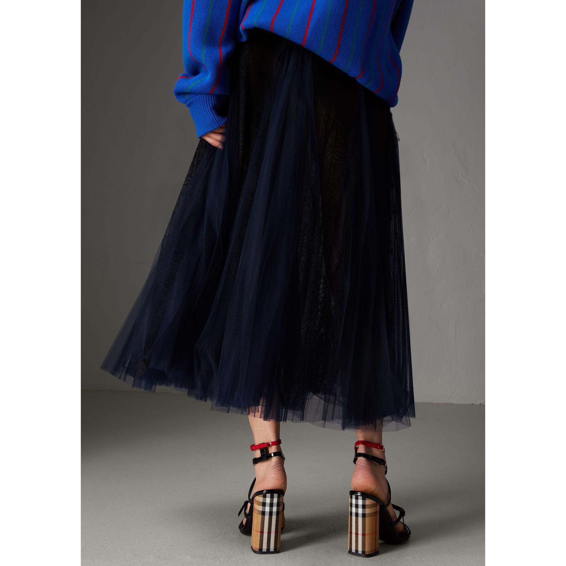 burberry tulle skirt