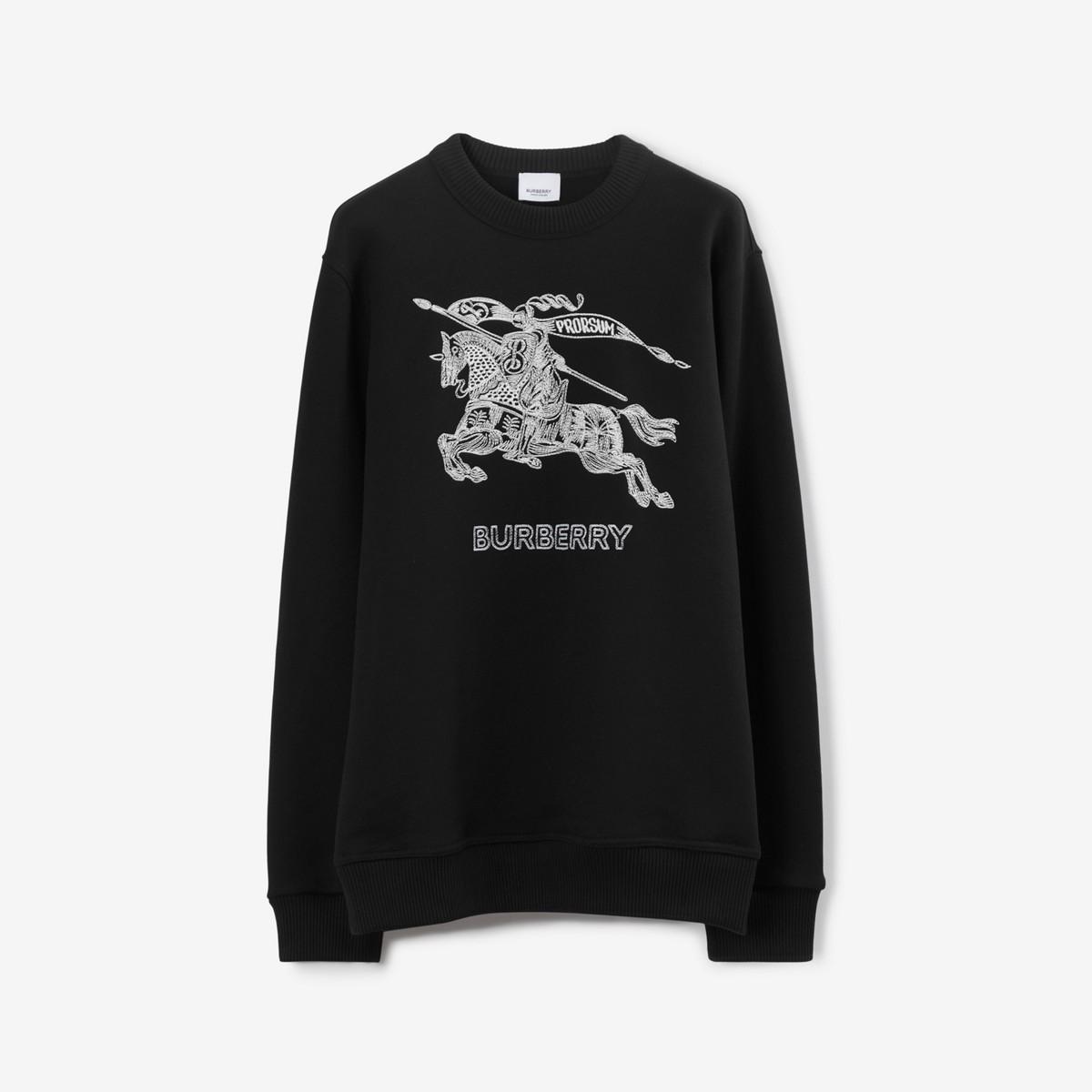 Burberry embroidered logo sweatshirt sale