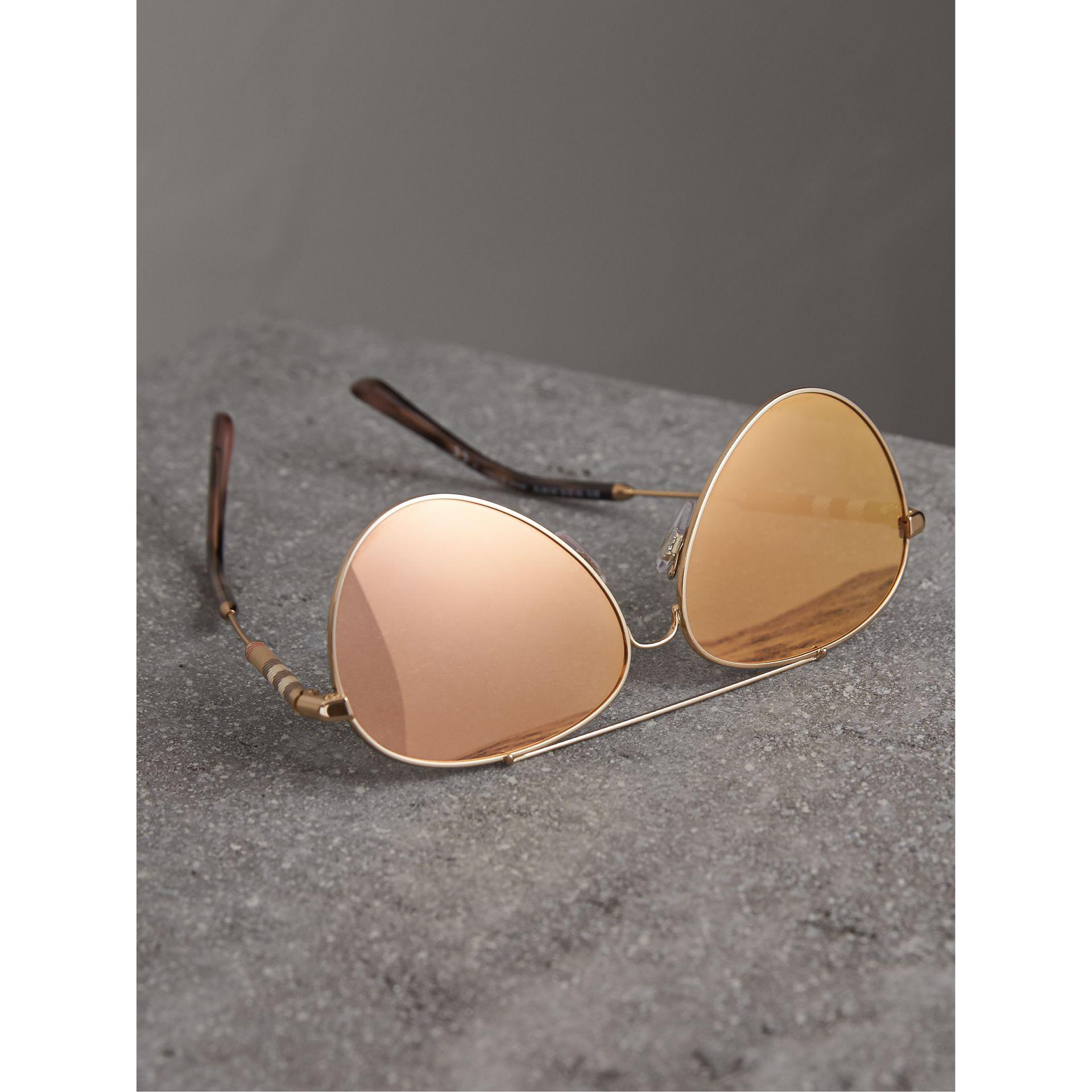 burberry mirrored sunglasses